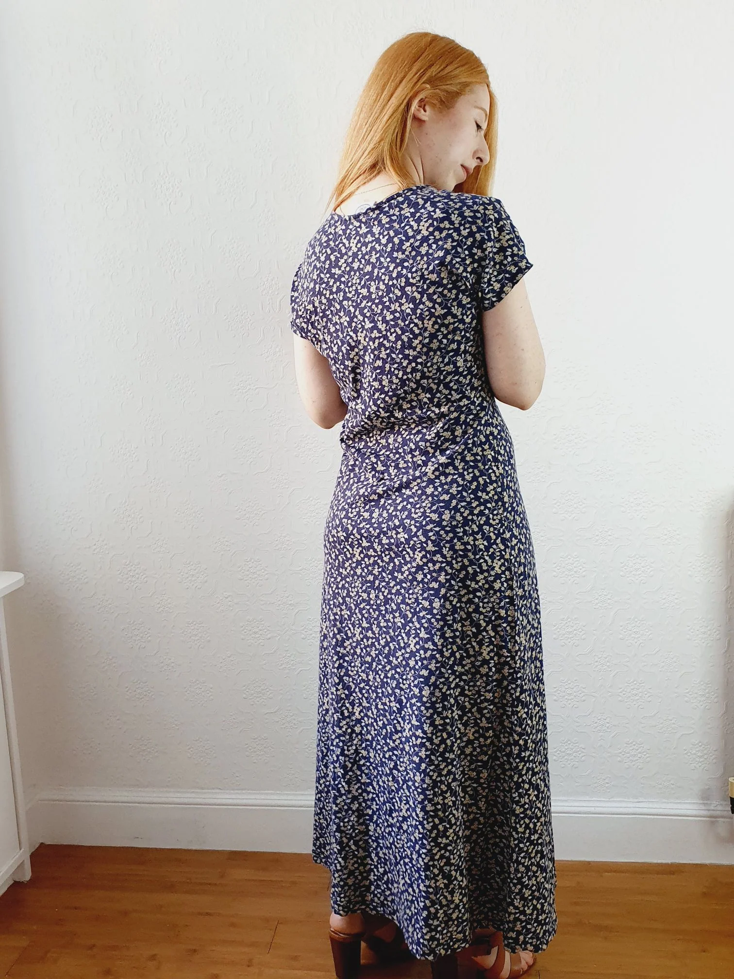 Vintage 90s Floral Ditsy Laura Ashley Dress - S/M - Image 6