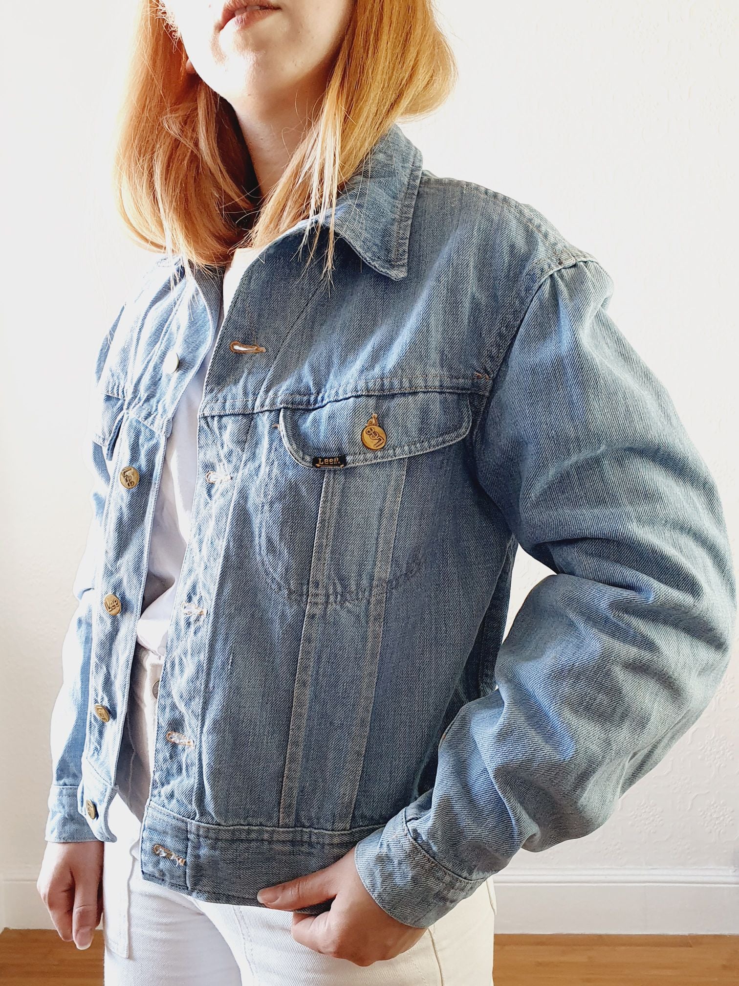 Vintage 90s Lee Light Denim Jacket - S/M - Image 10