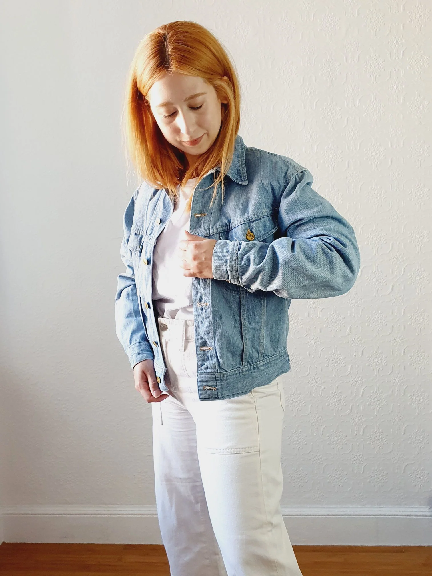 Vintage 90s Lee Light Denim Jacket - S/M - Image 2