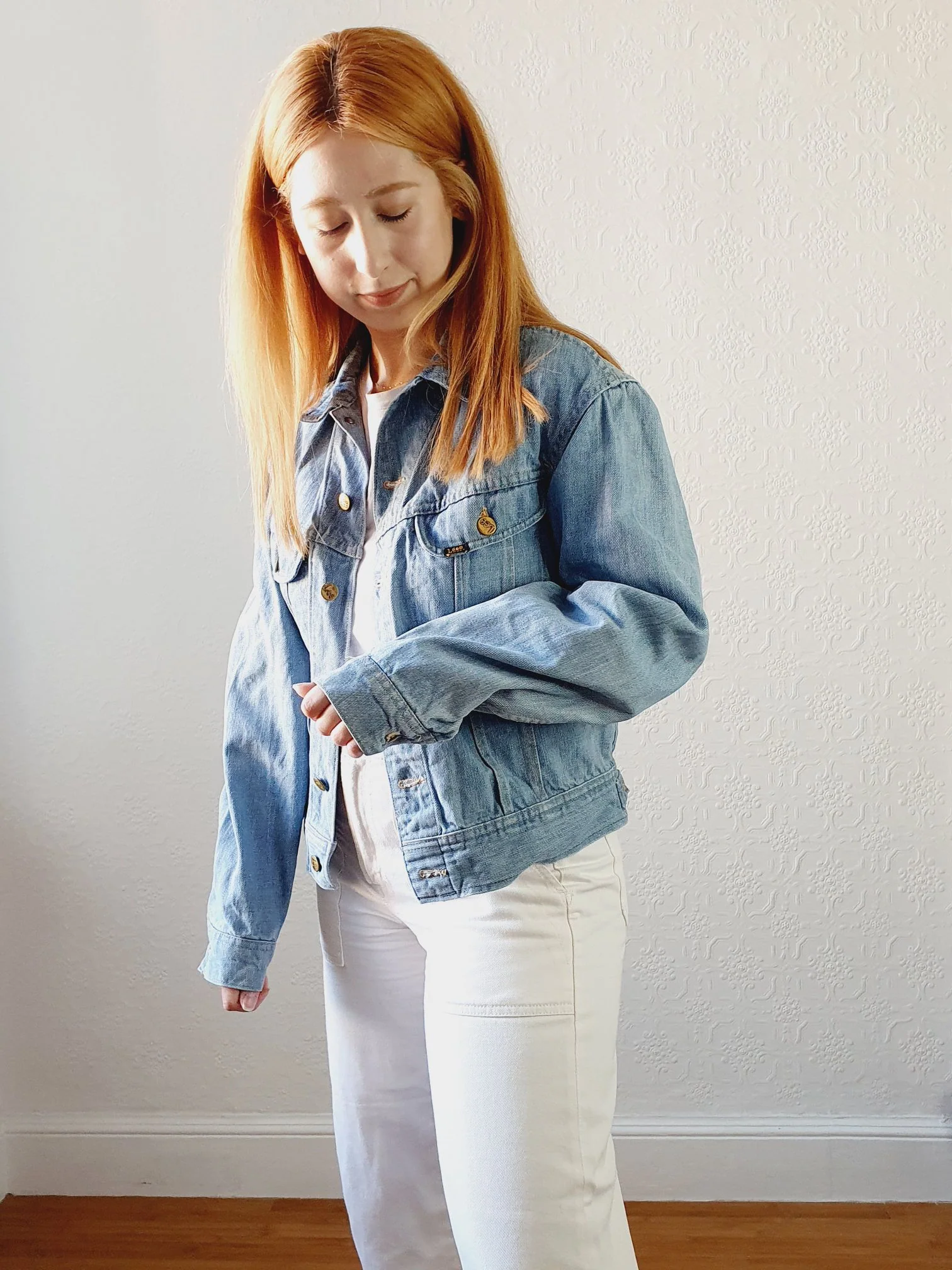 Vintage 90s Lee Light Denim Jacket - S/M - Image 4