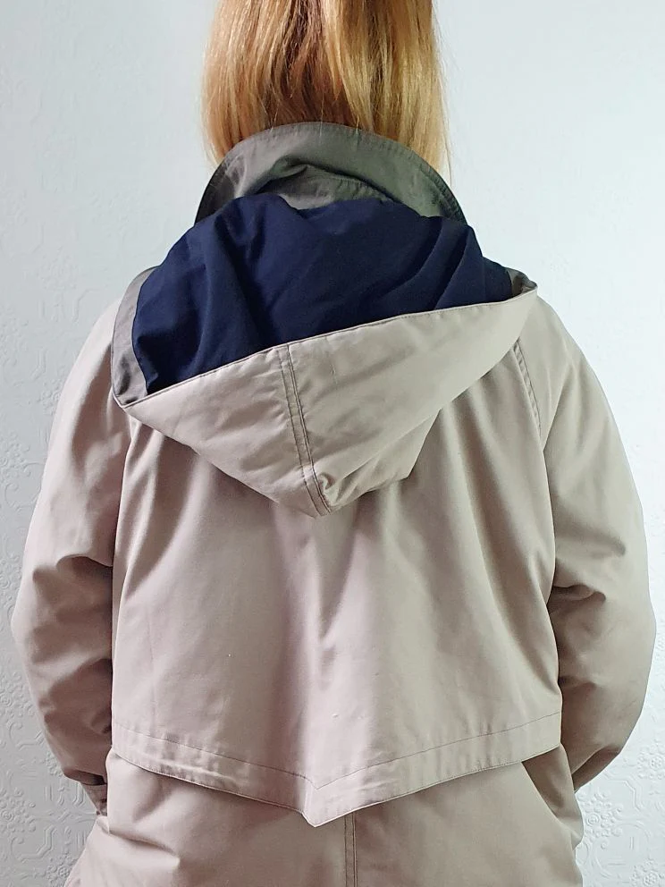 Vintage 90s Long Puffer Beige Jacket with Detachable Hood - M/L - Image 10