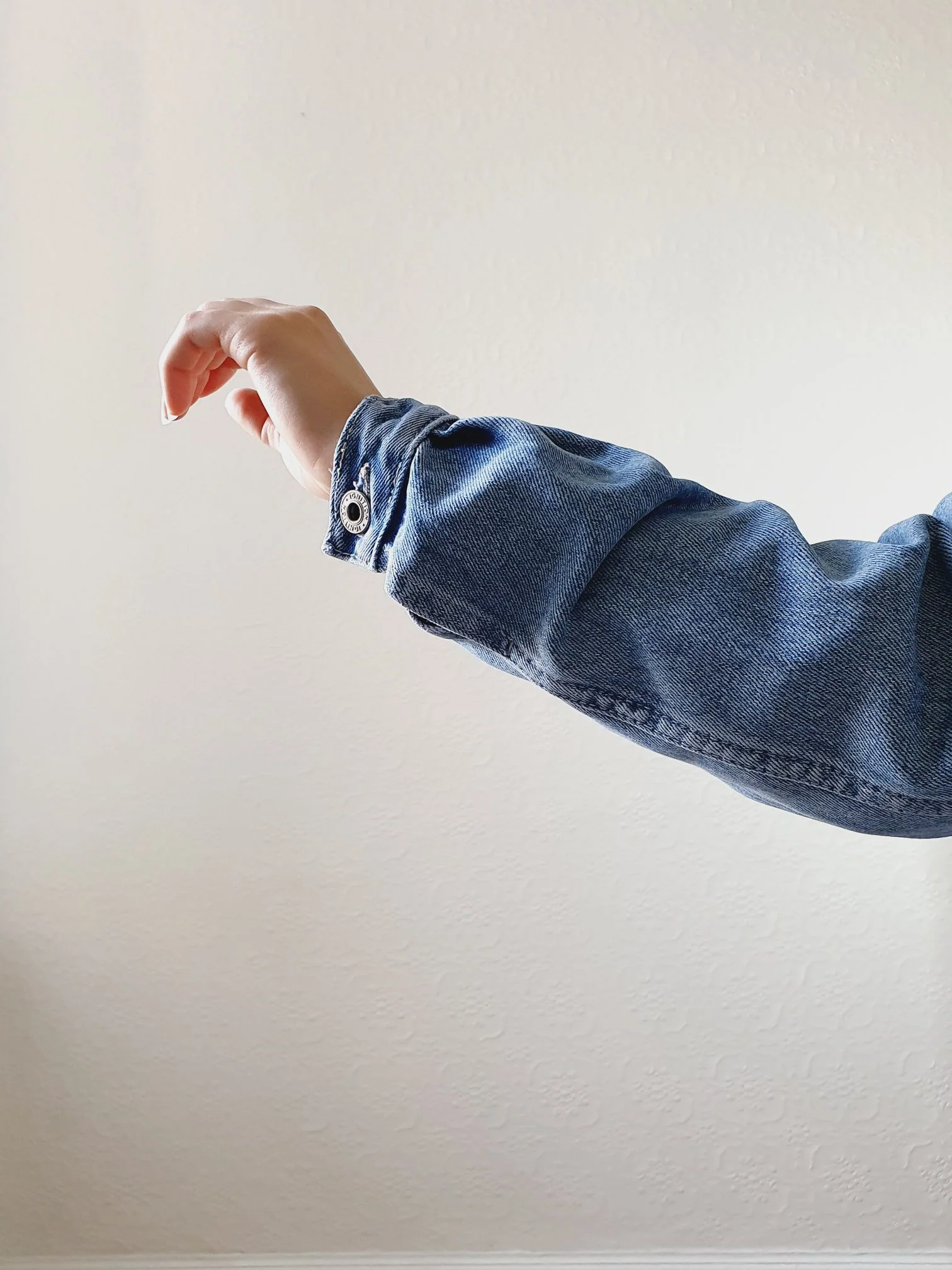 Vintage 90s Short Denim Jacket - S - Image 9