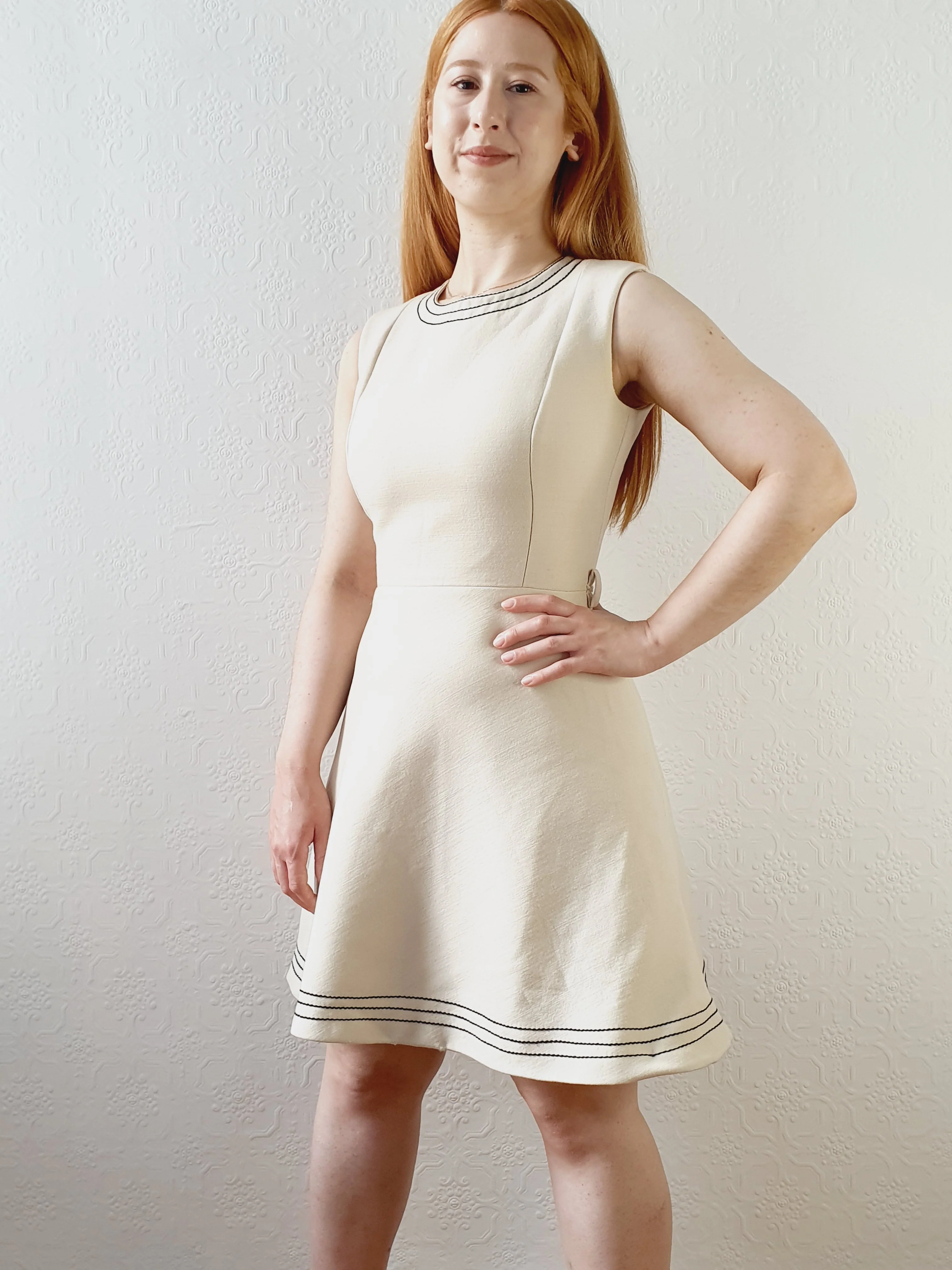 Vintage A-Line 60s Dress - XS - Image 2