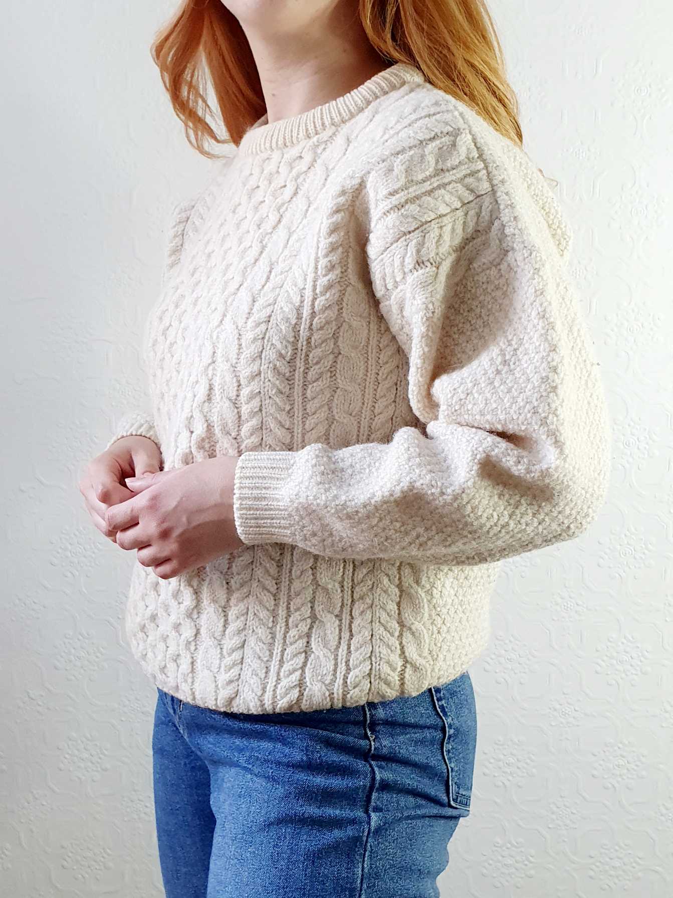 Vintage Aran Jumper - M - Image 4