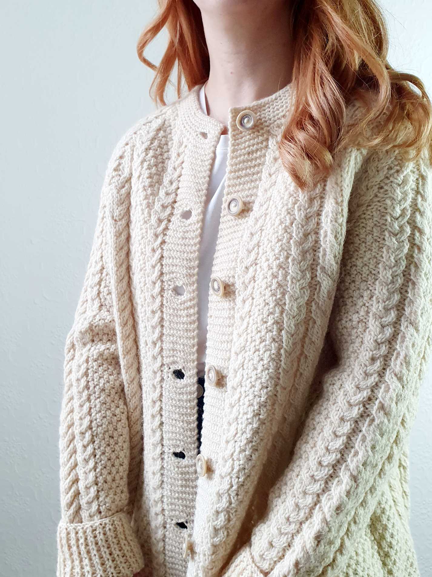 Vintage Arran Cardigan - L - Image 2