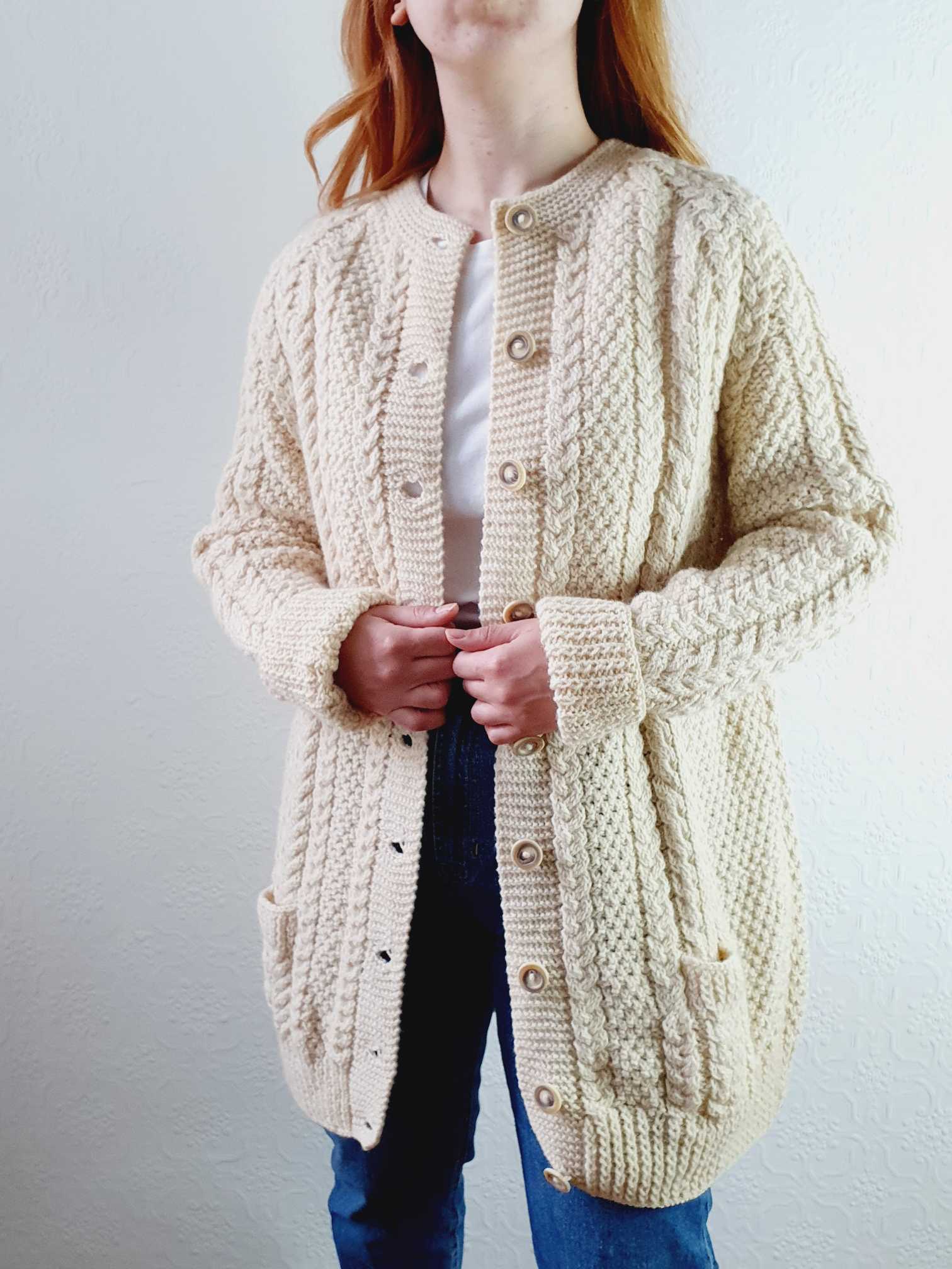 Vintage Arran Cardigan - L - Image 5