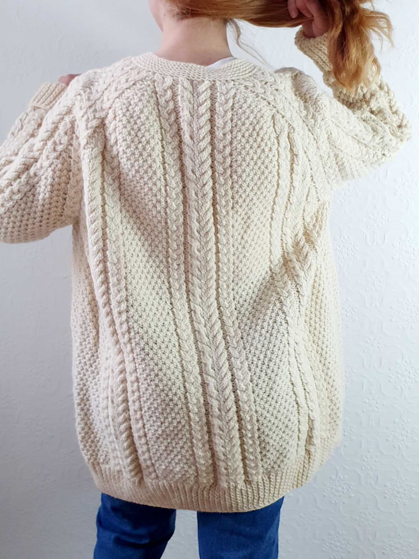 Vintage Arran Cardigan - L - Image 7