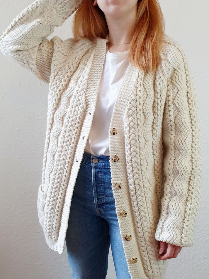 Vintage Arran Cardigan - L/XL