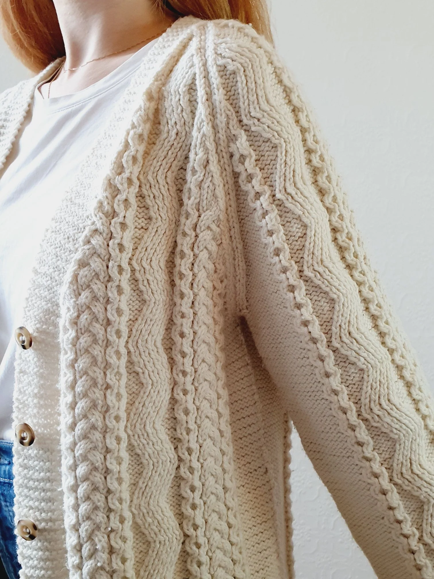 Vintage Arran Cardigan - L/XL - Image 10