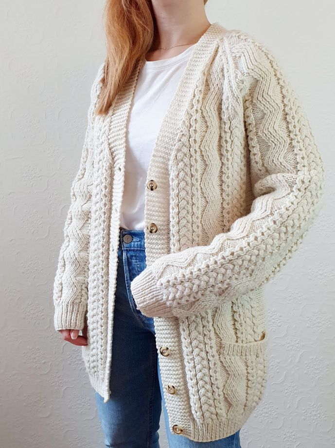 Vintage Arran Cardigan - L/XL - Image 2