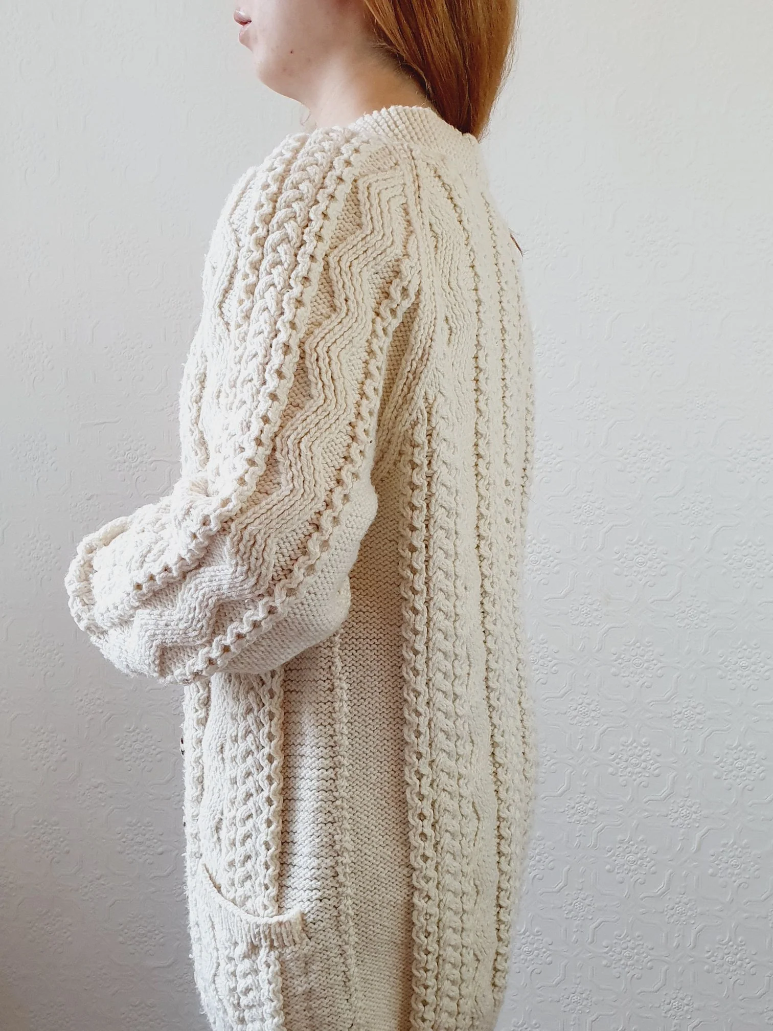 Vintage Arran Cardigan - L/XL - Image 4