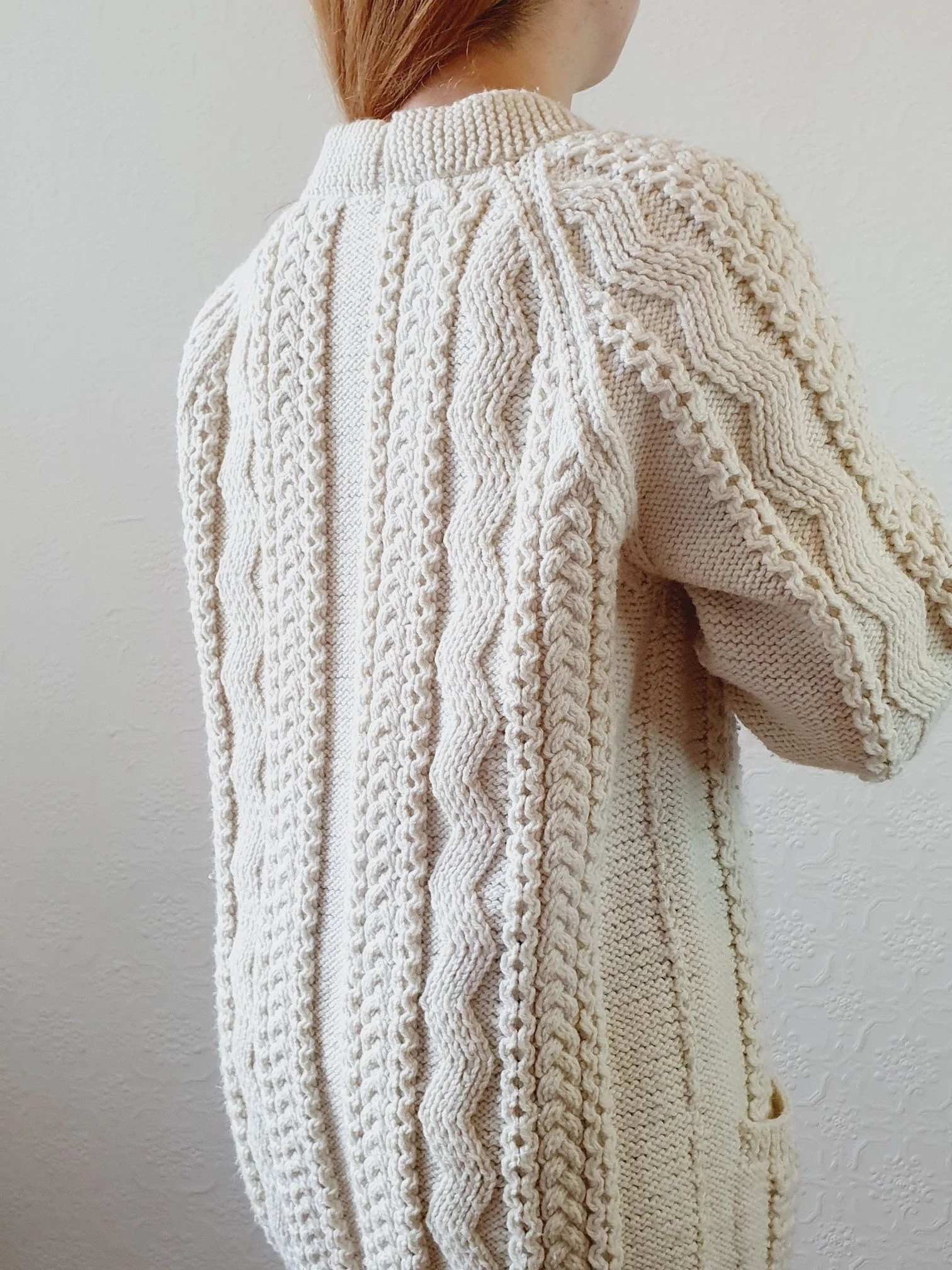 Vintage Arran Cardigan - L/XL - Image 6