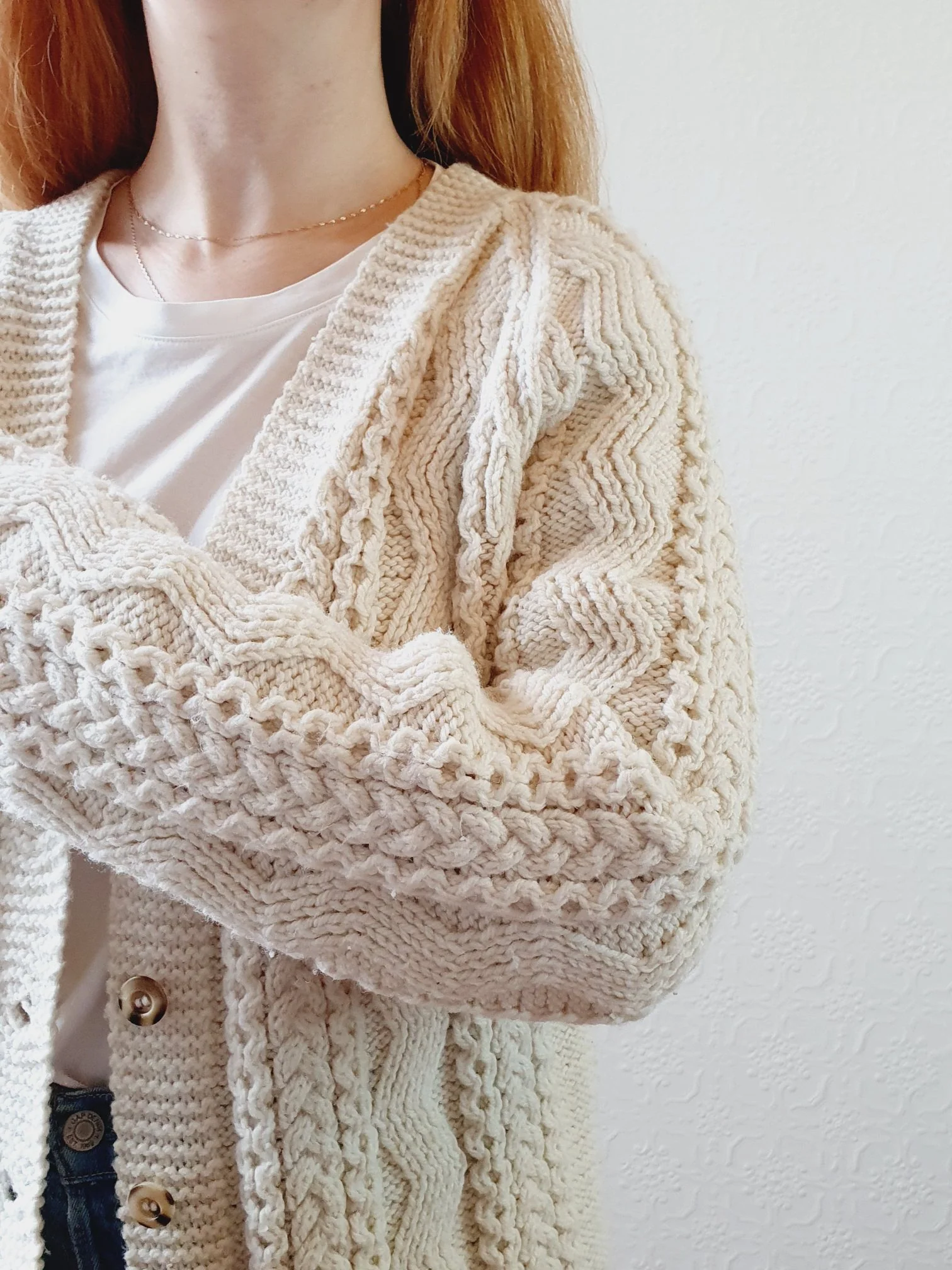 Vintage Arran Cardigan - L/XL - Image 9