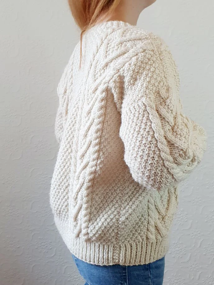 Vintage Arran Cardigan - S - Image 8