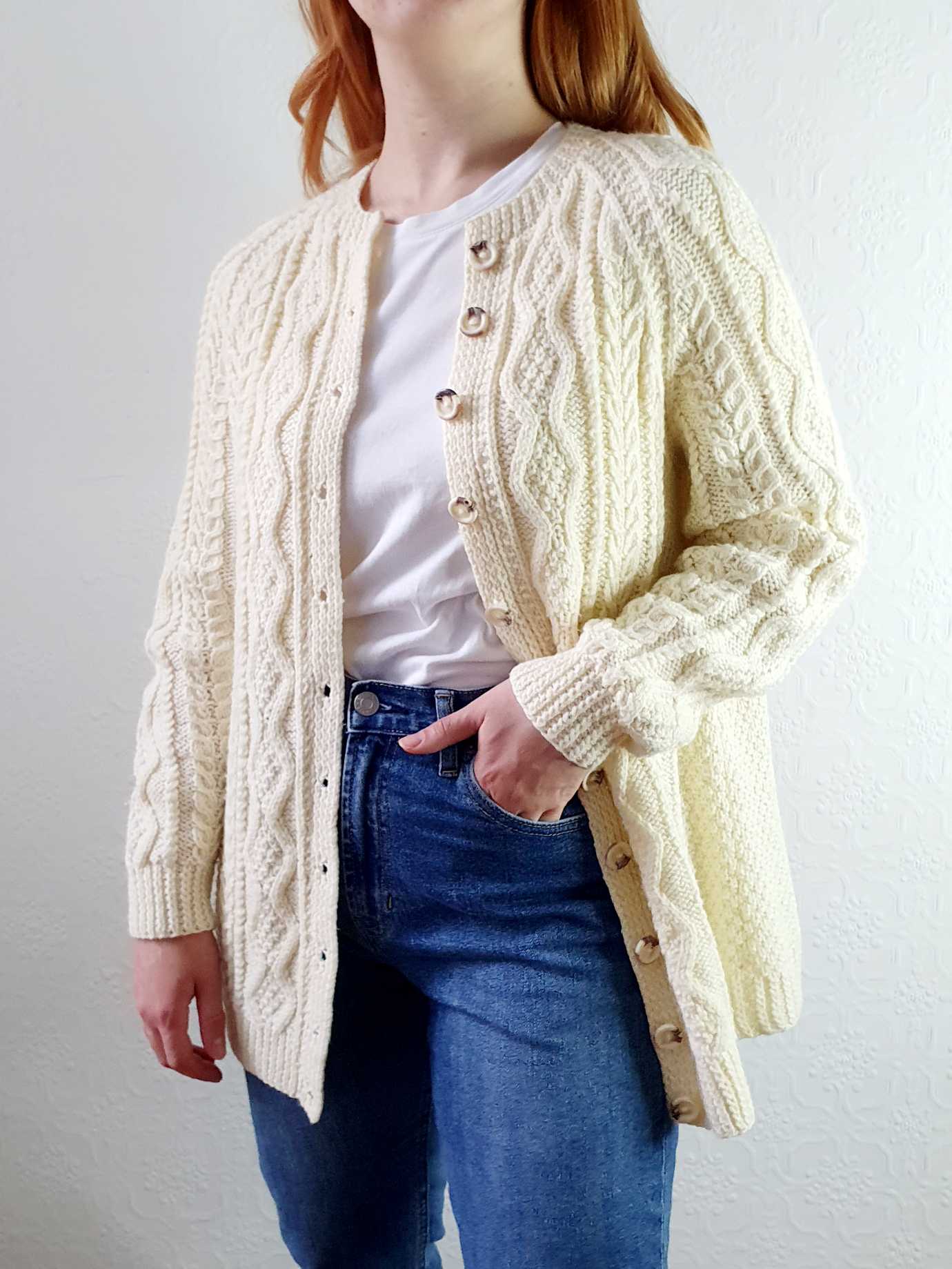 Vintage Arran Cardigan - S/M - Image 3