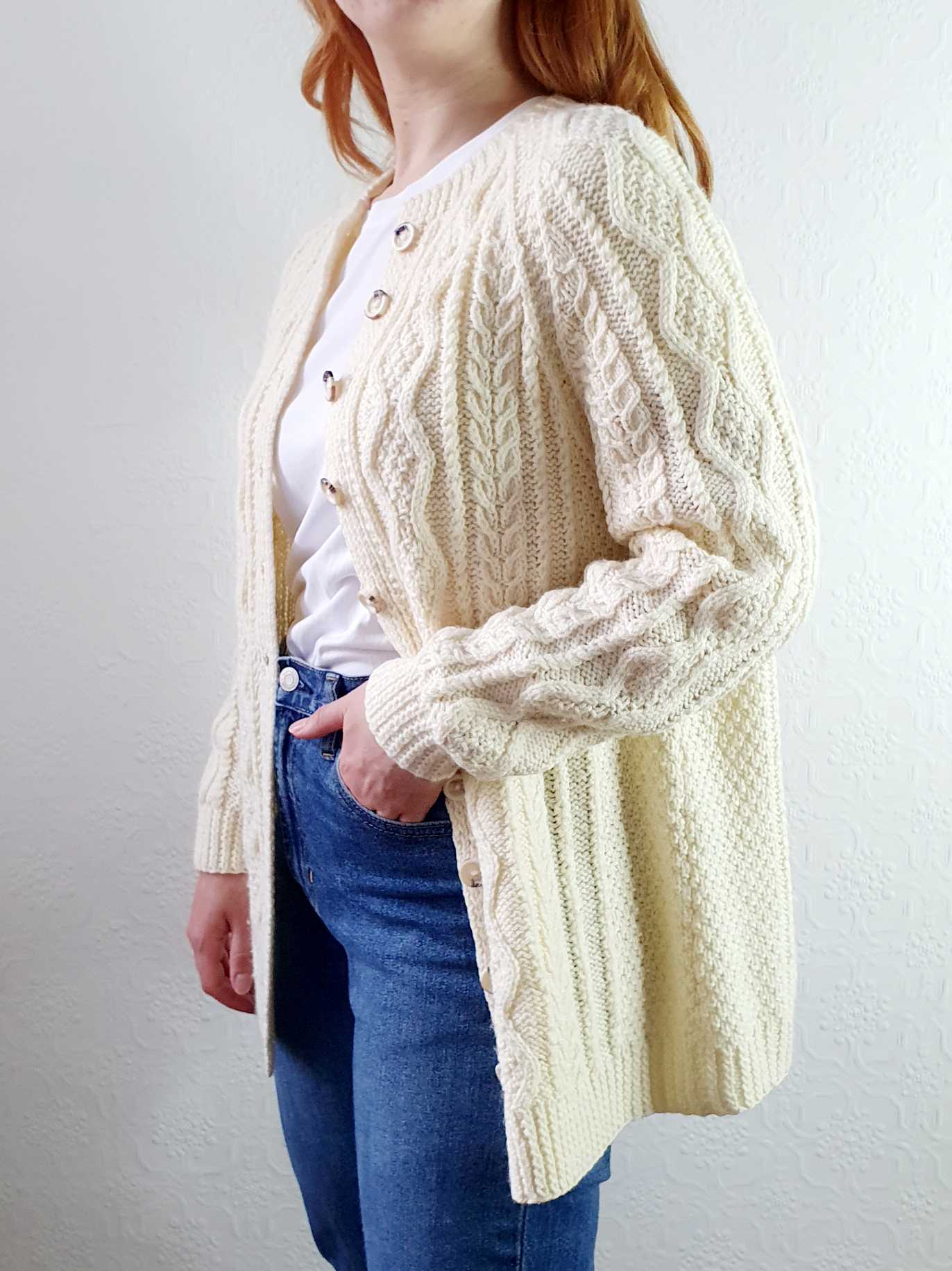 Vintage Arran Cardigan - S/M - Image 5