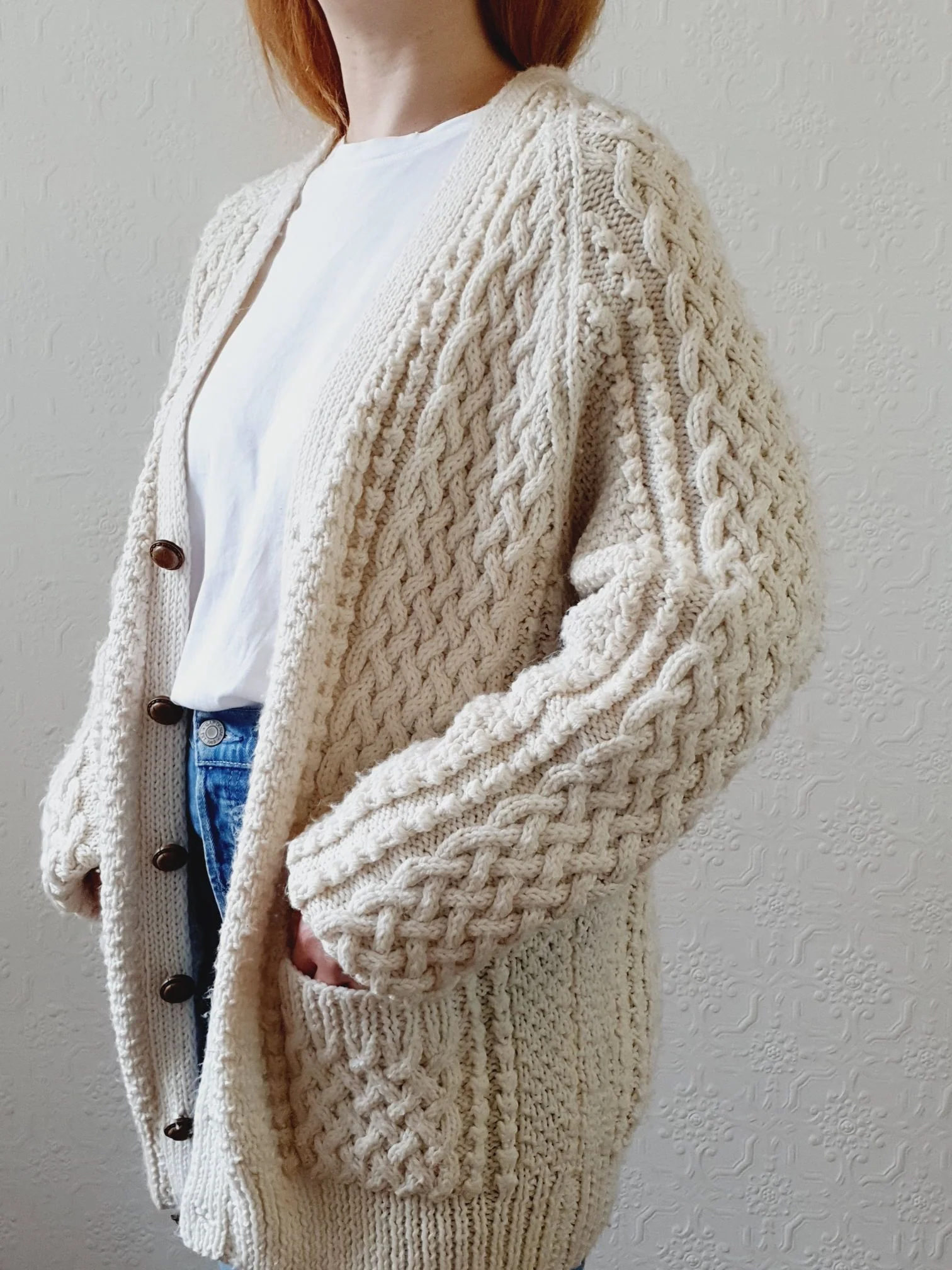 Vintage Arran Cardigan - XL - Image 10