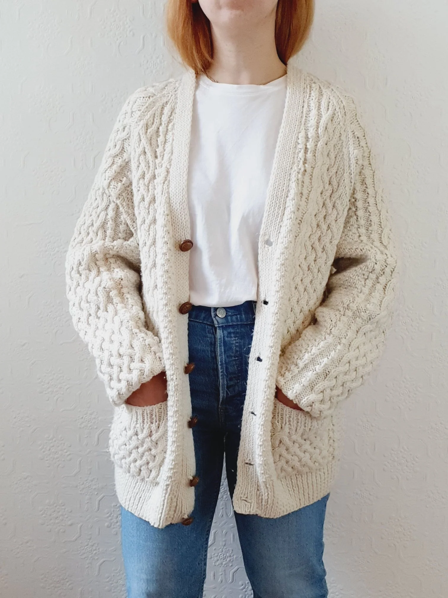 Vintage Arran Cardigan - XL - Image 2