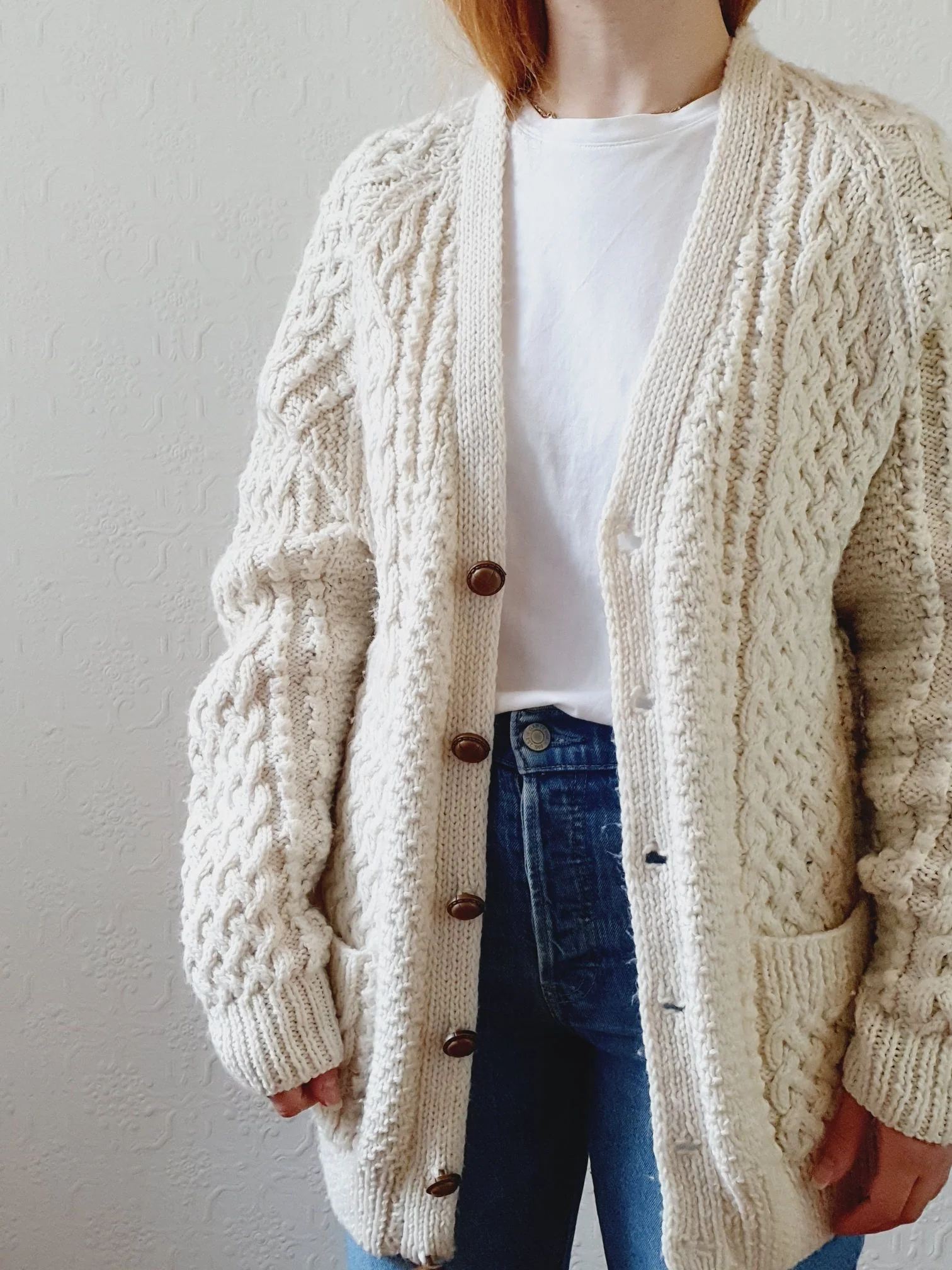 Vintage Arran Cardigan - XL - Image 3