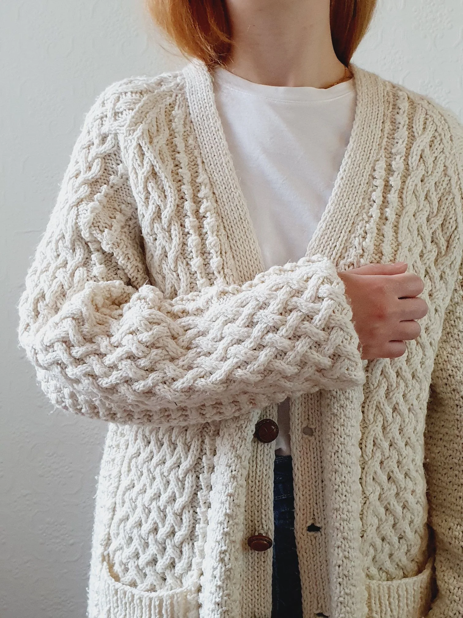 Vintage Arran Cardigan - XL - Image 4