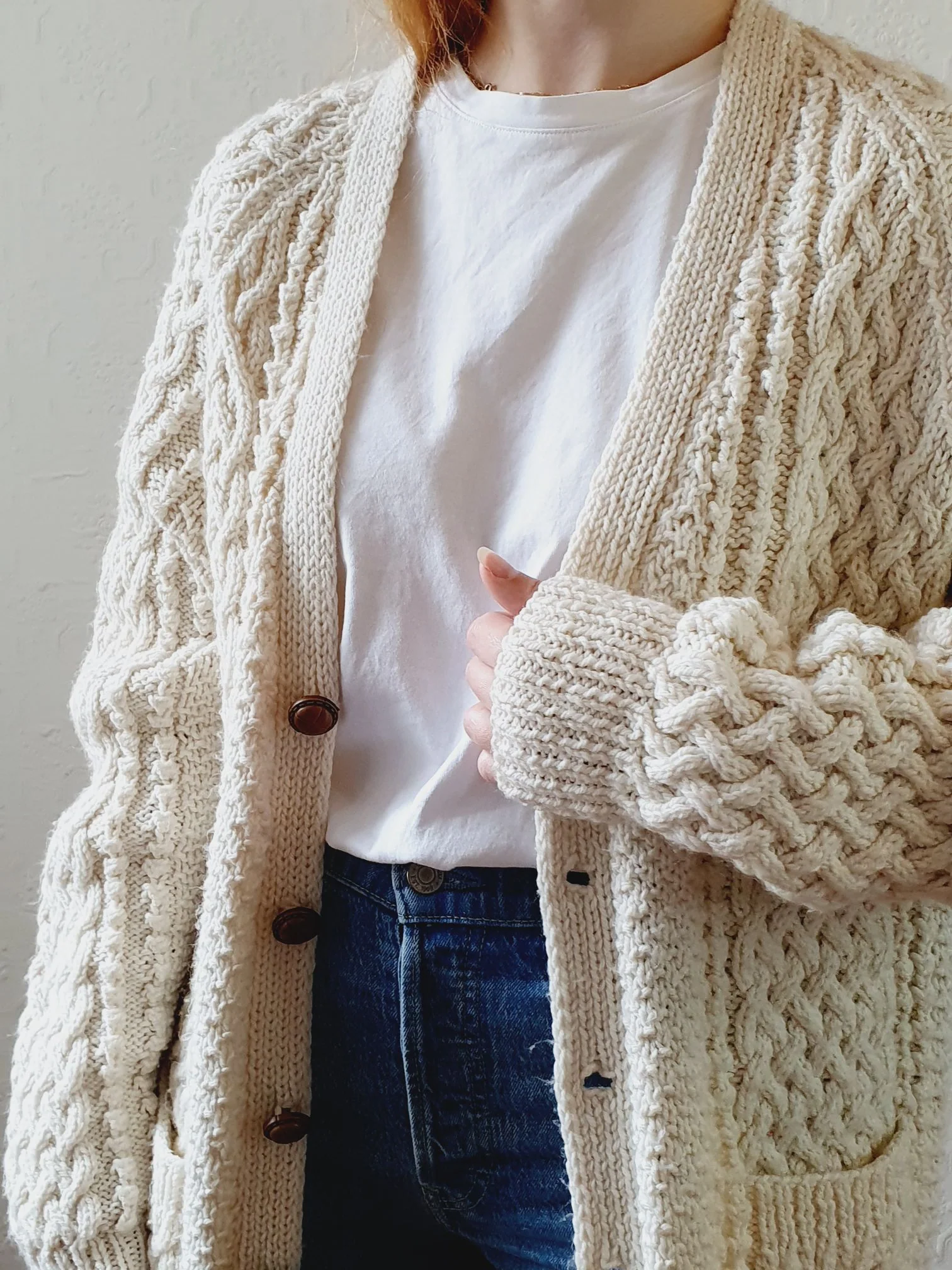 Vintage Arran Cardigan - XL - Image 5