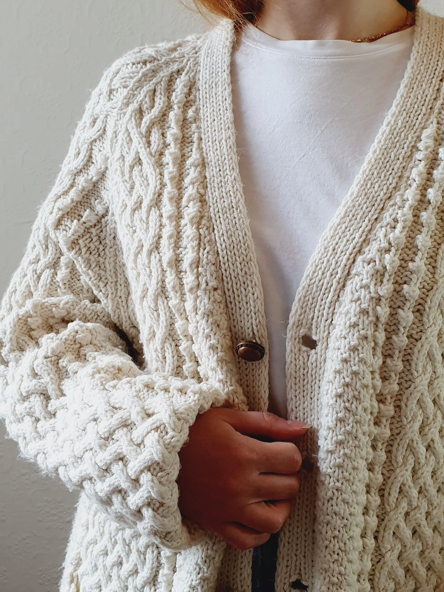 Vintage Arran Cardigan - XL - Image 6