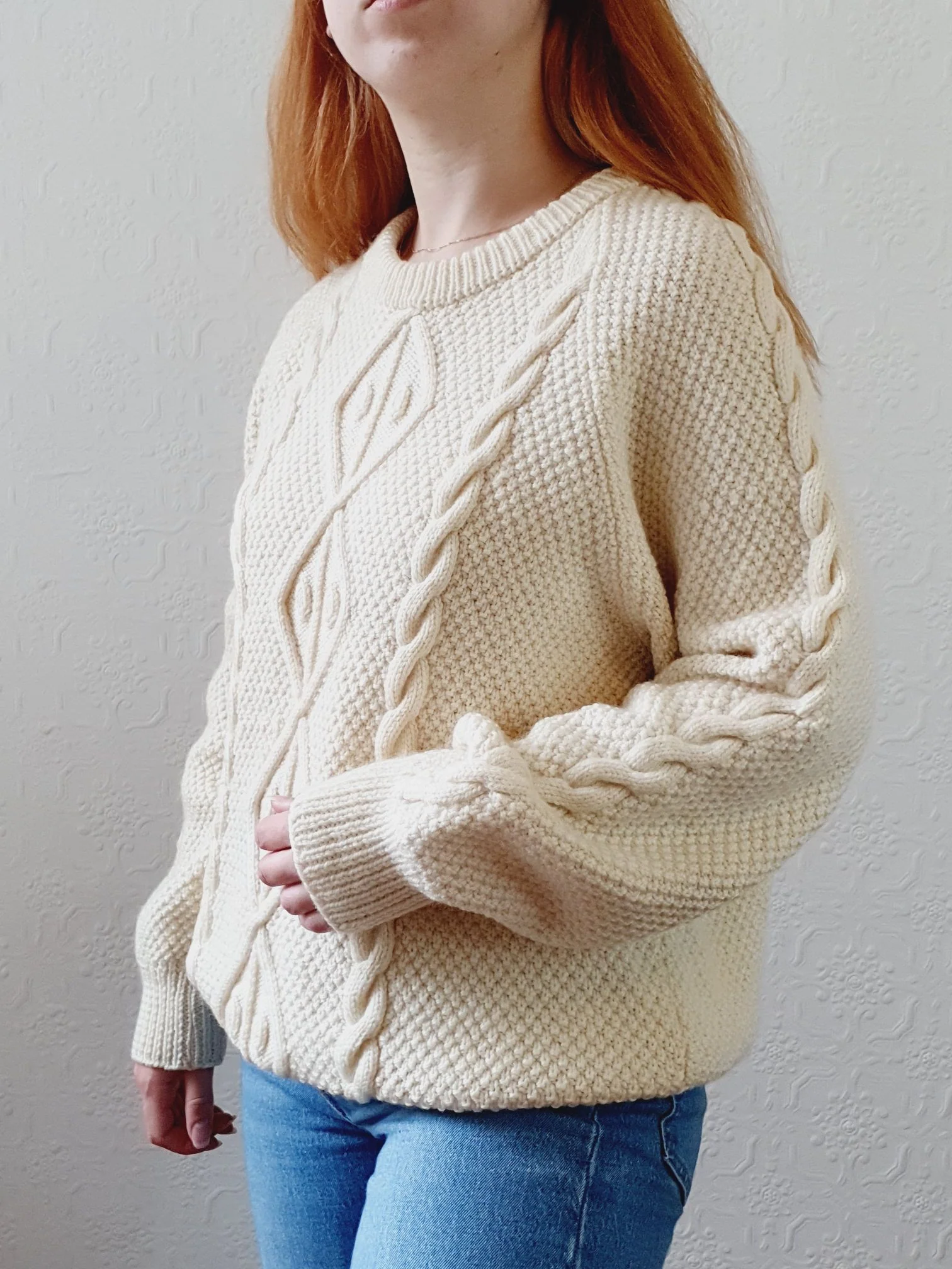 Vintage Arran Jumper - L - Image 5