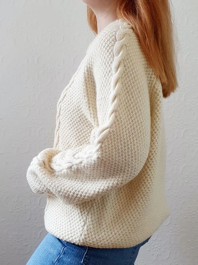Vintage Arran Jumper - L - Image 6
