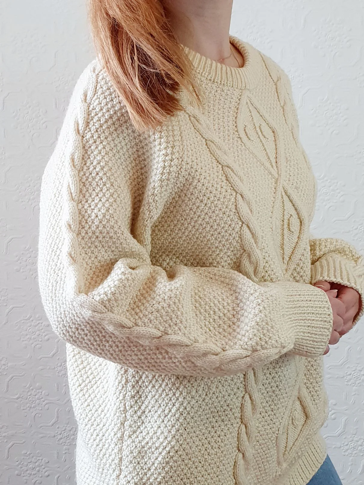 Vintage Arran Jumper - L - Image 8