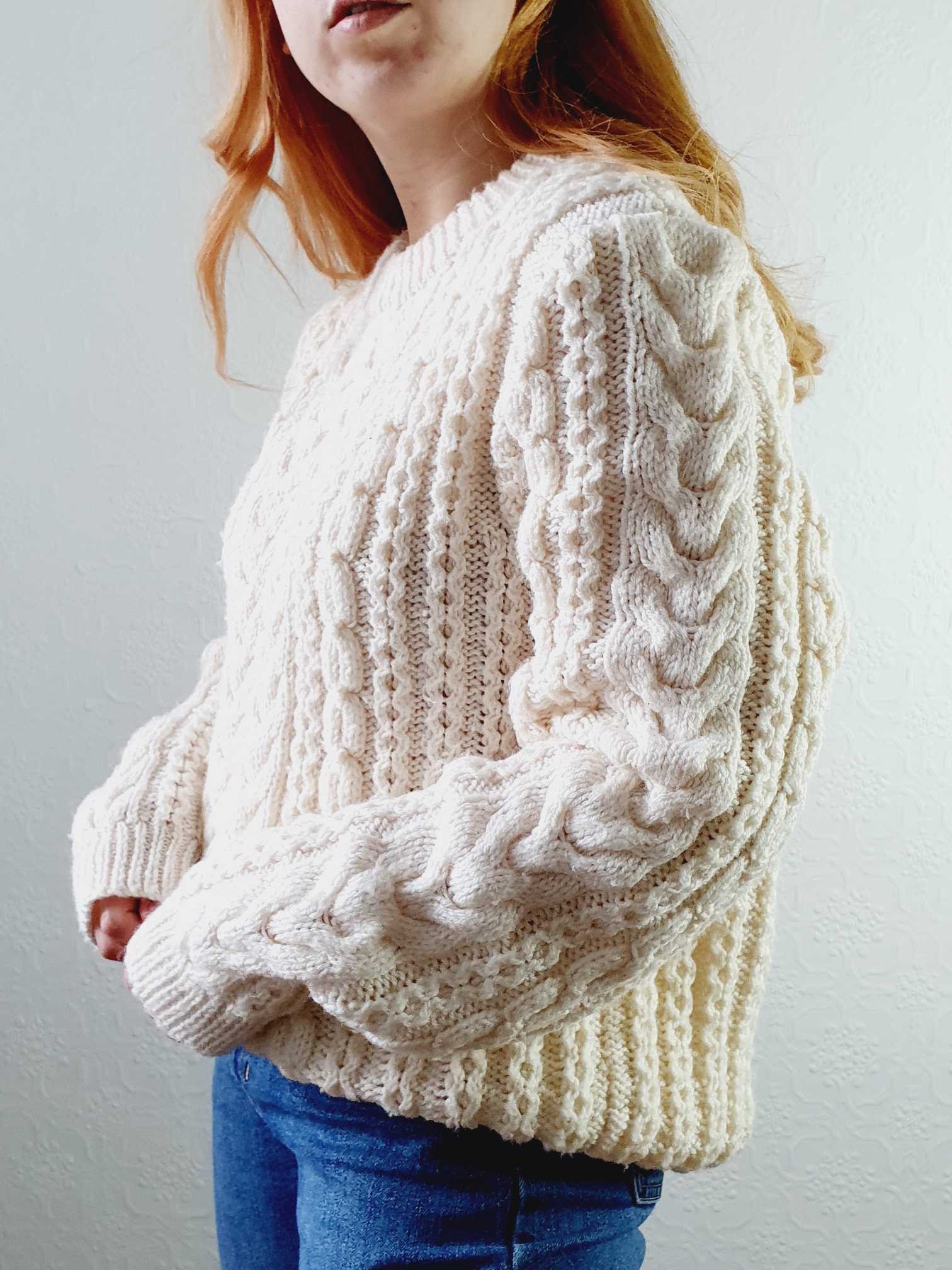 Vintage Arran Jumper - L - Image 4