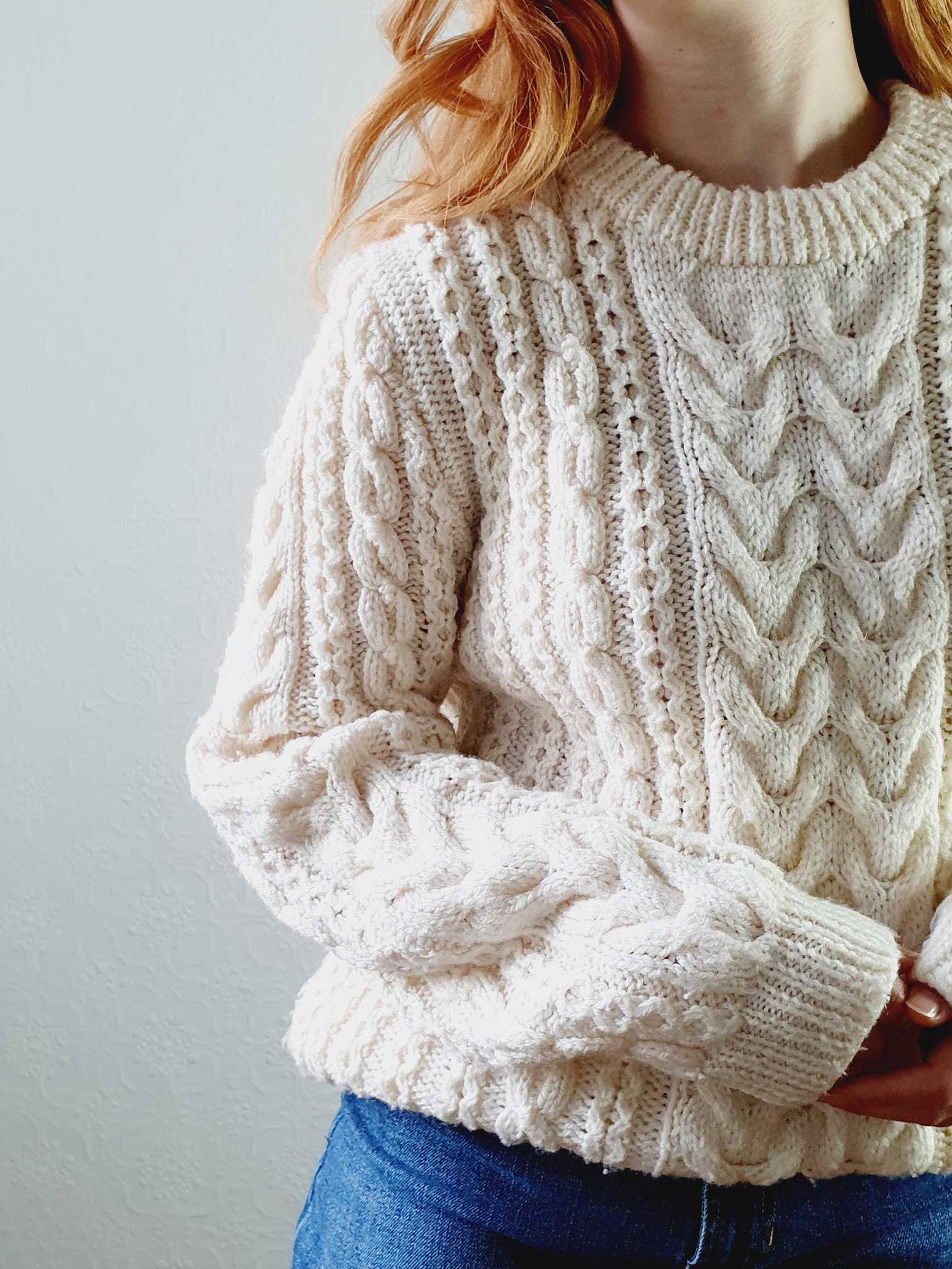 Vintage Arran Jumper - L - Image 5