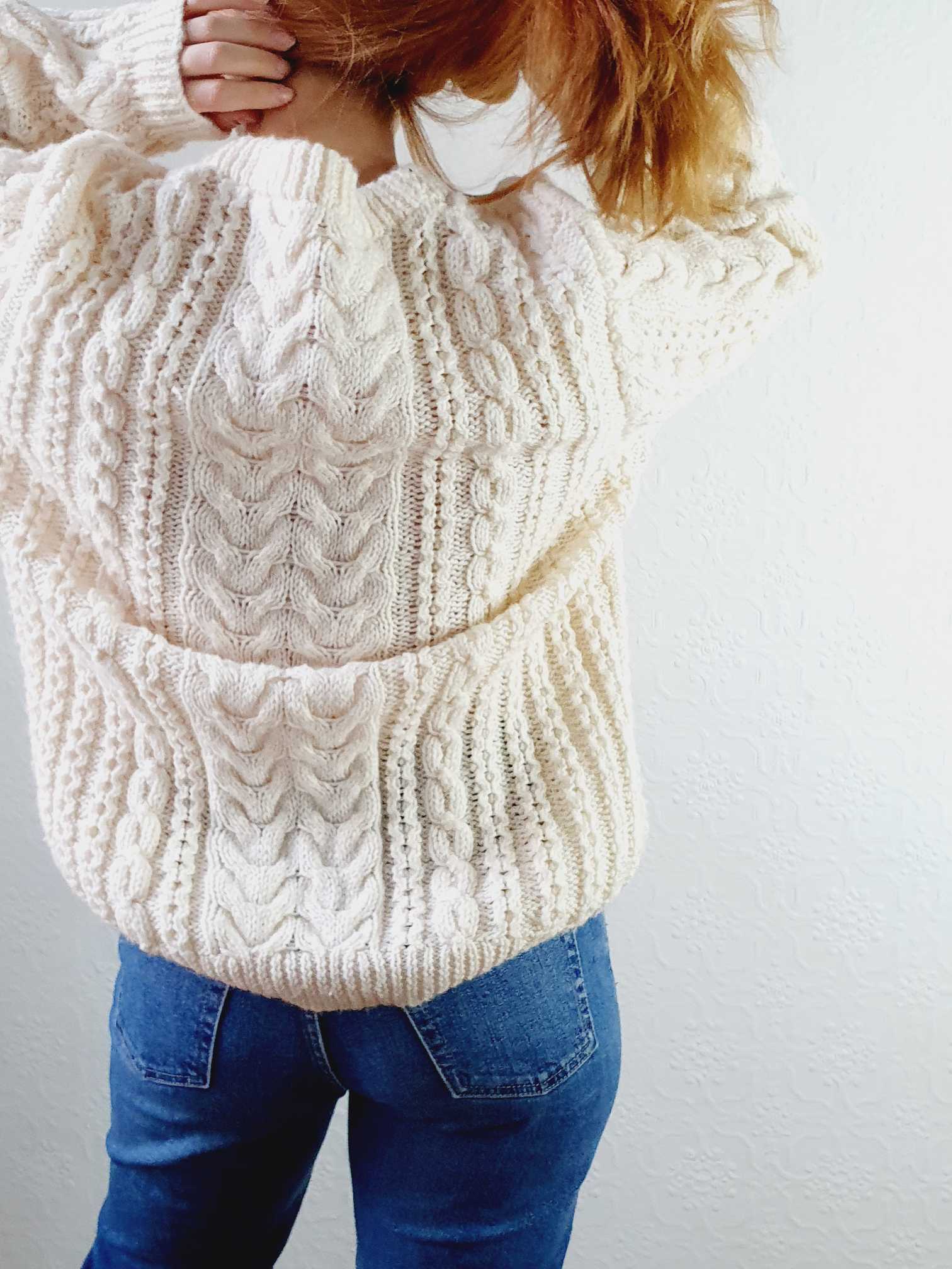 Vintage Arran Jumper - L - Image 6