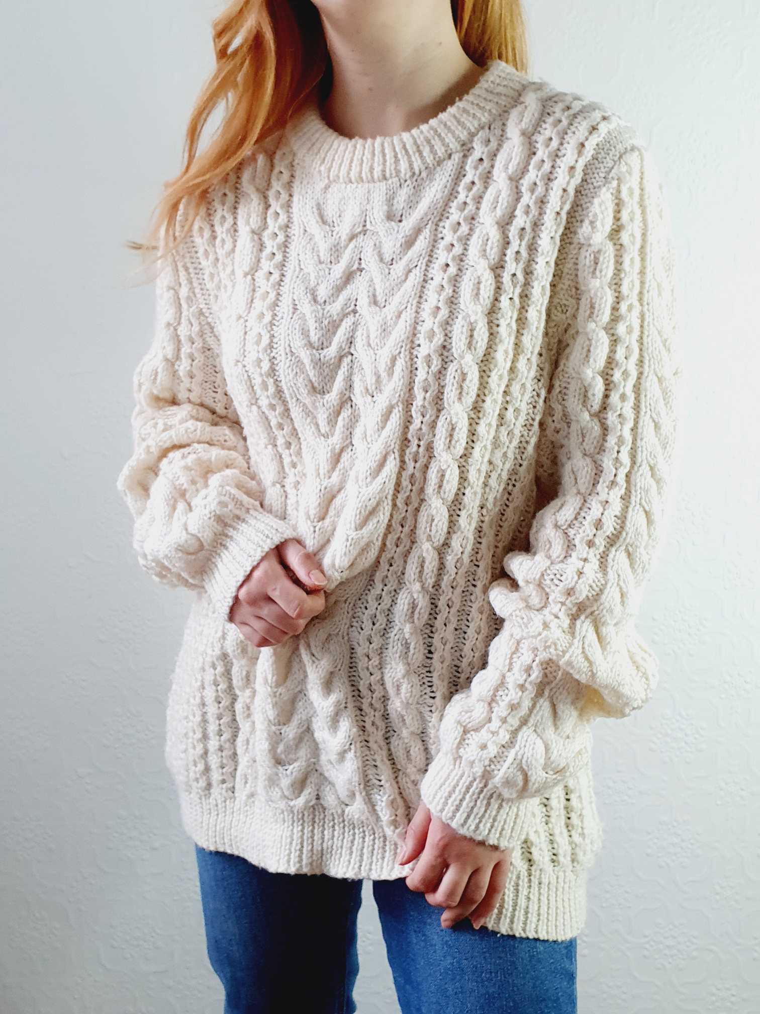 Vintage Arran Jumper - L - Image 7