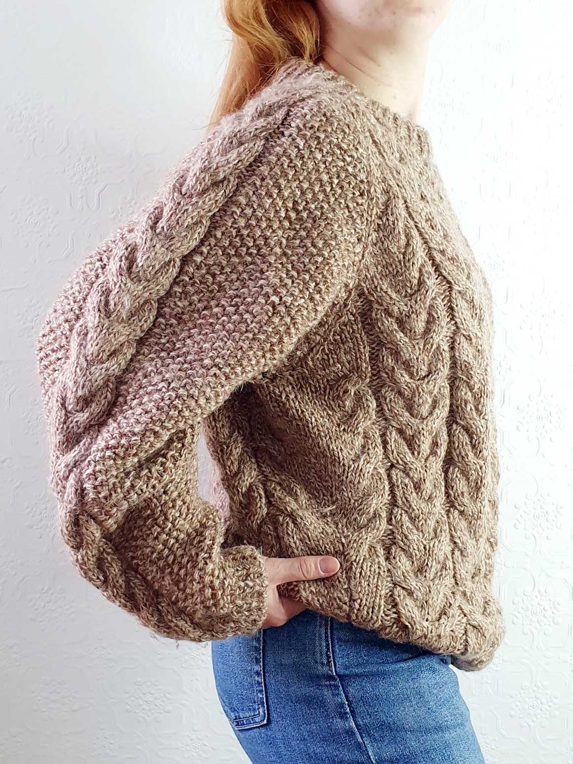 Vintage Arran Jumper - L - Image 3