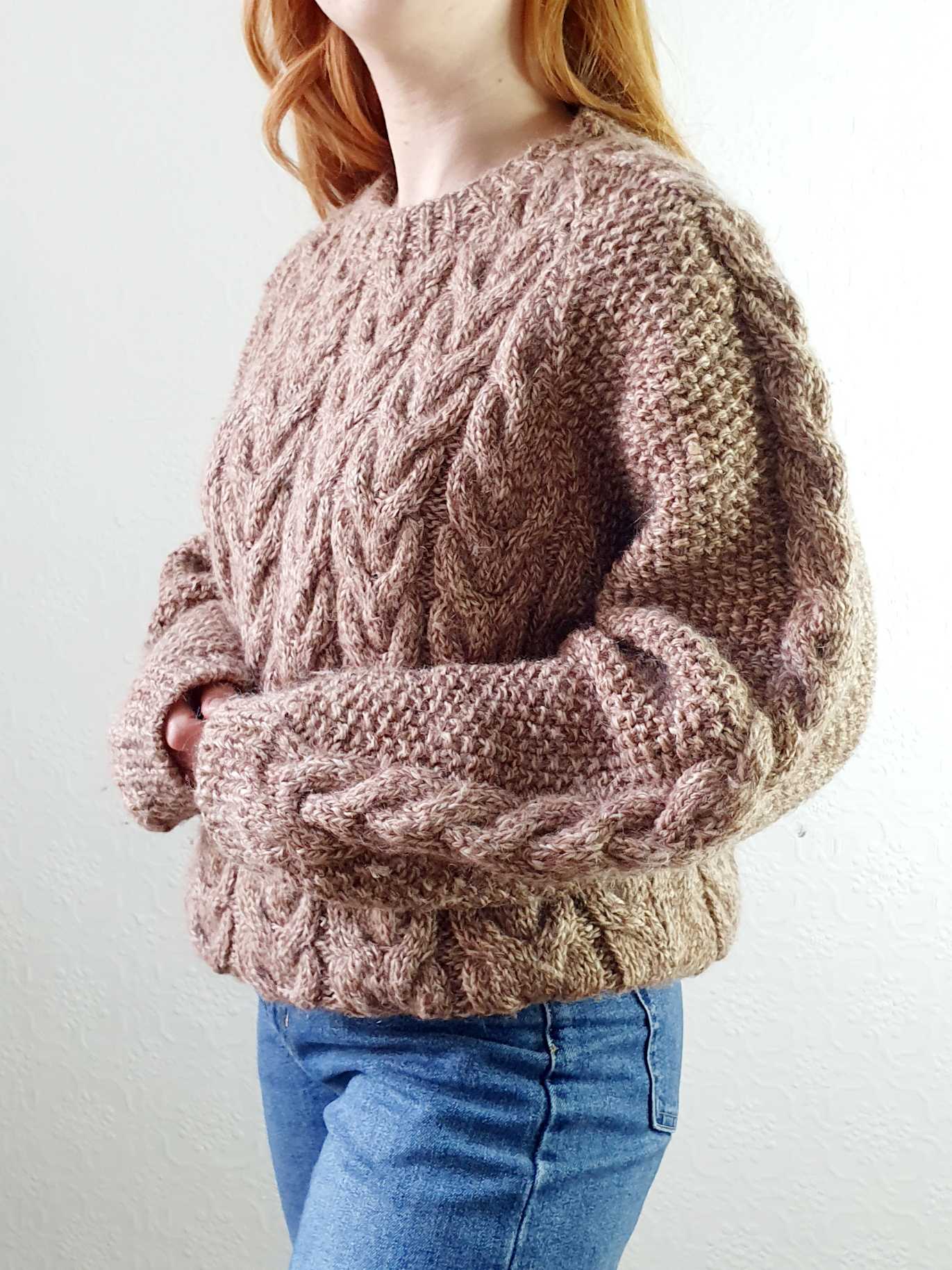 Vintage Arran Jumper - L - Image 4
