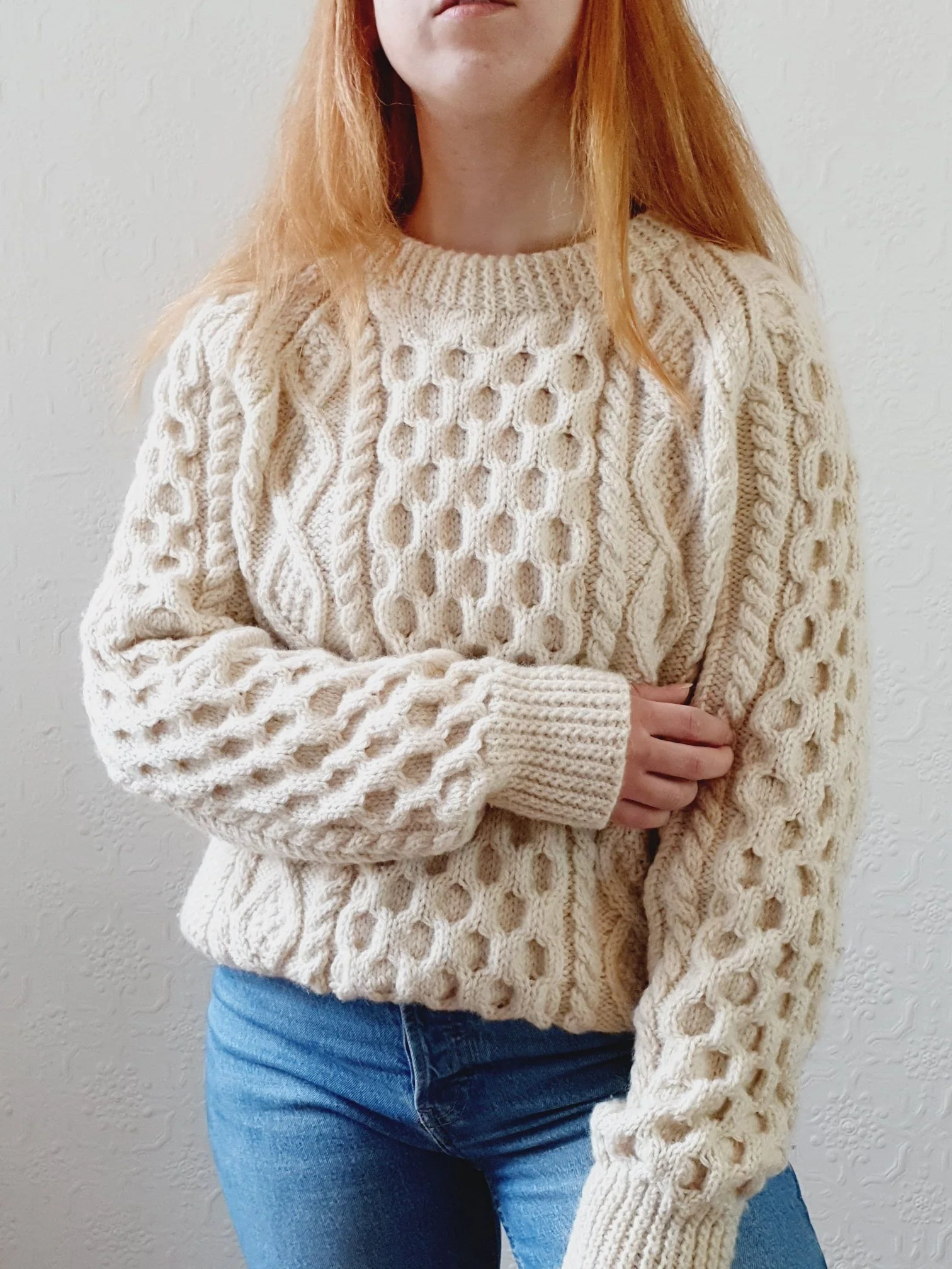 Vintage Arran Jumper - L - Image 5