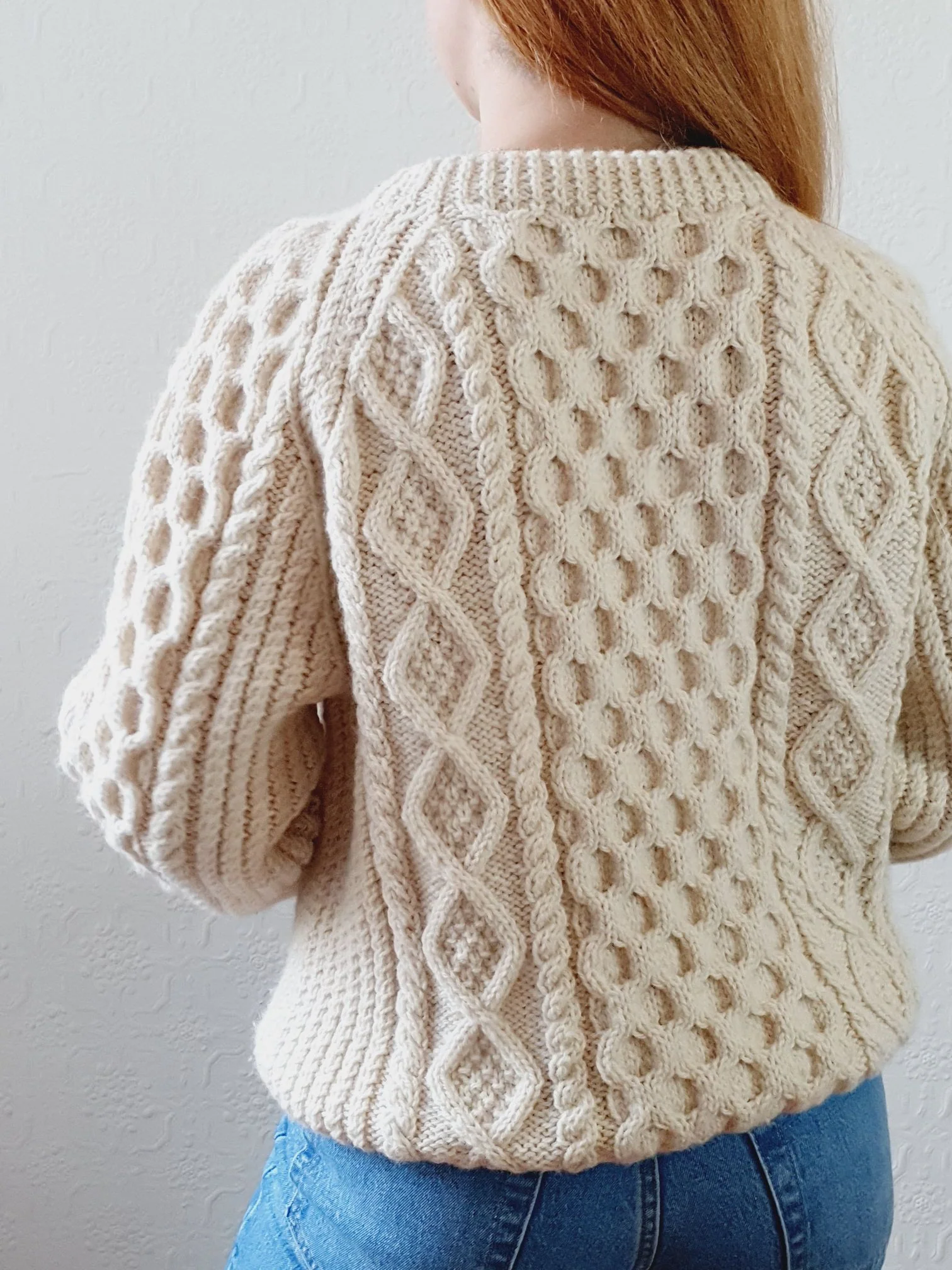 Vintage Arran Jumper - L - Image 6