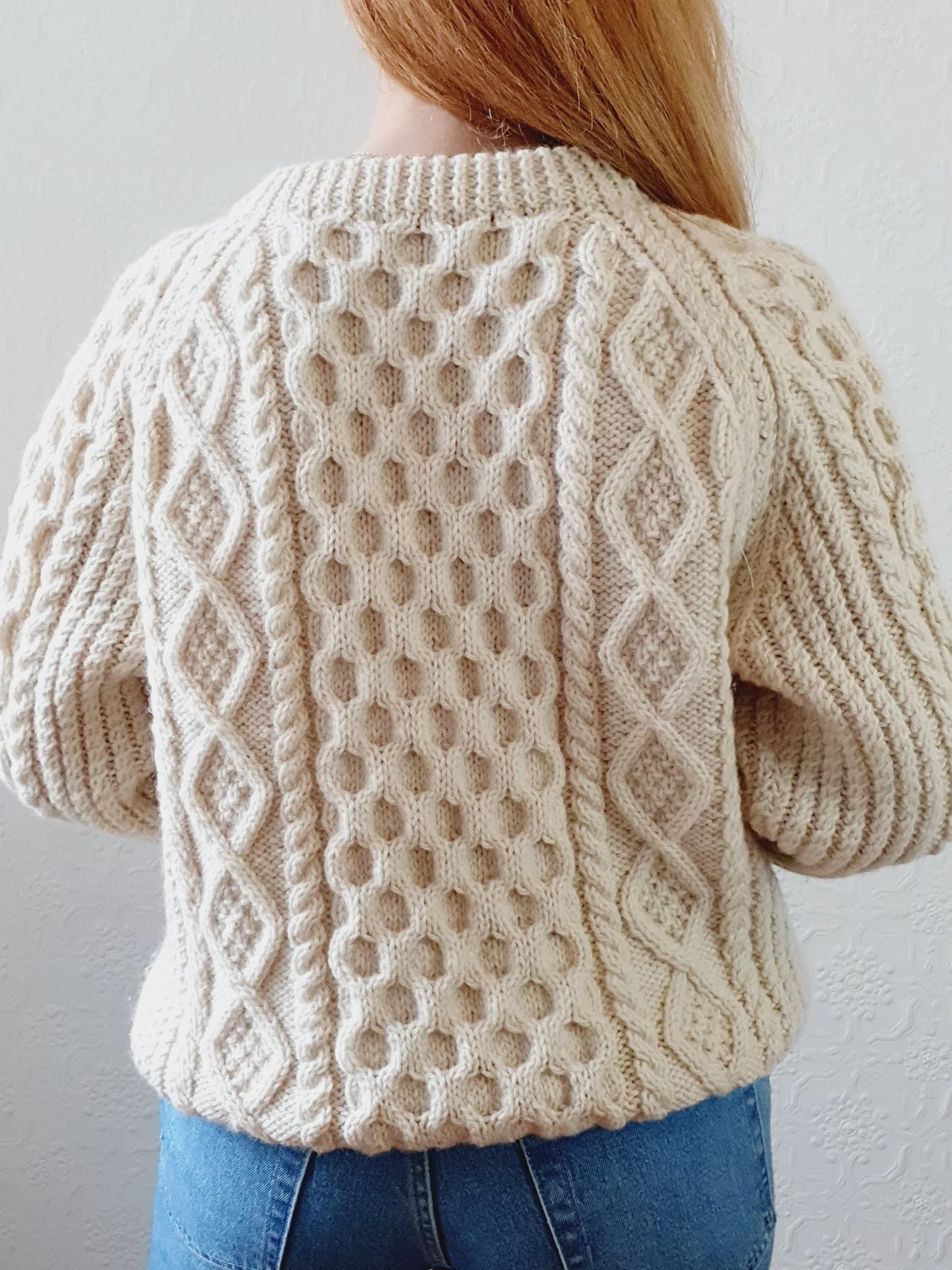 Vintage Arran Jumper - L - Image 7