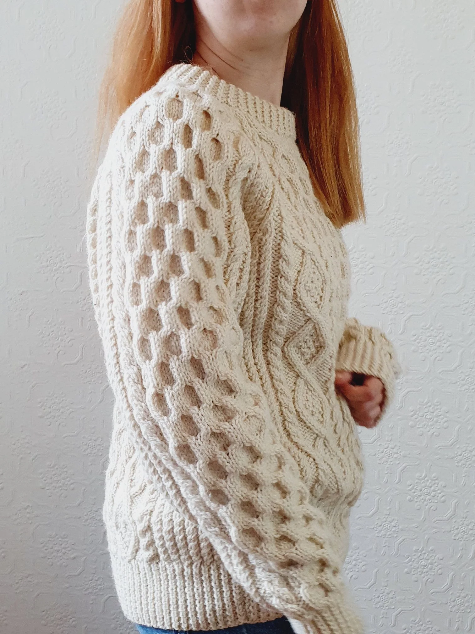 Vintage Arran Jumper - L - Image 8