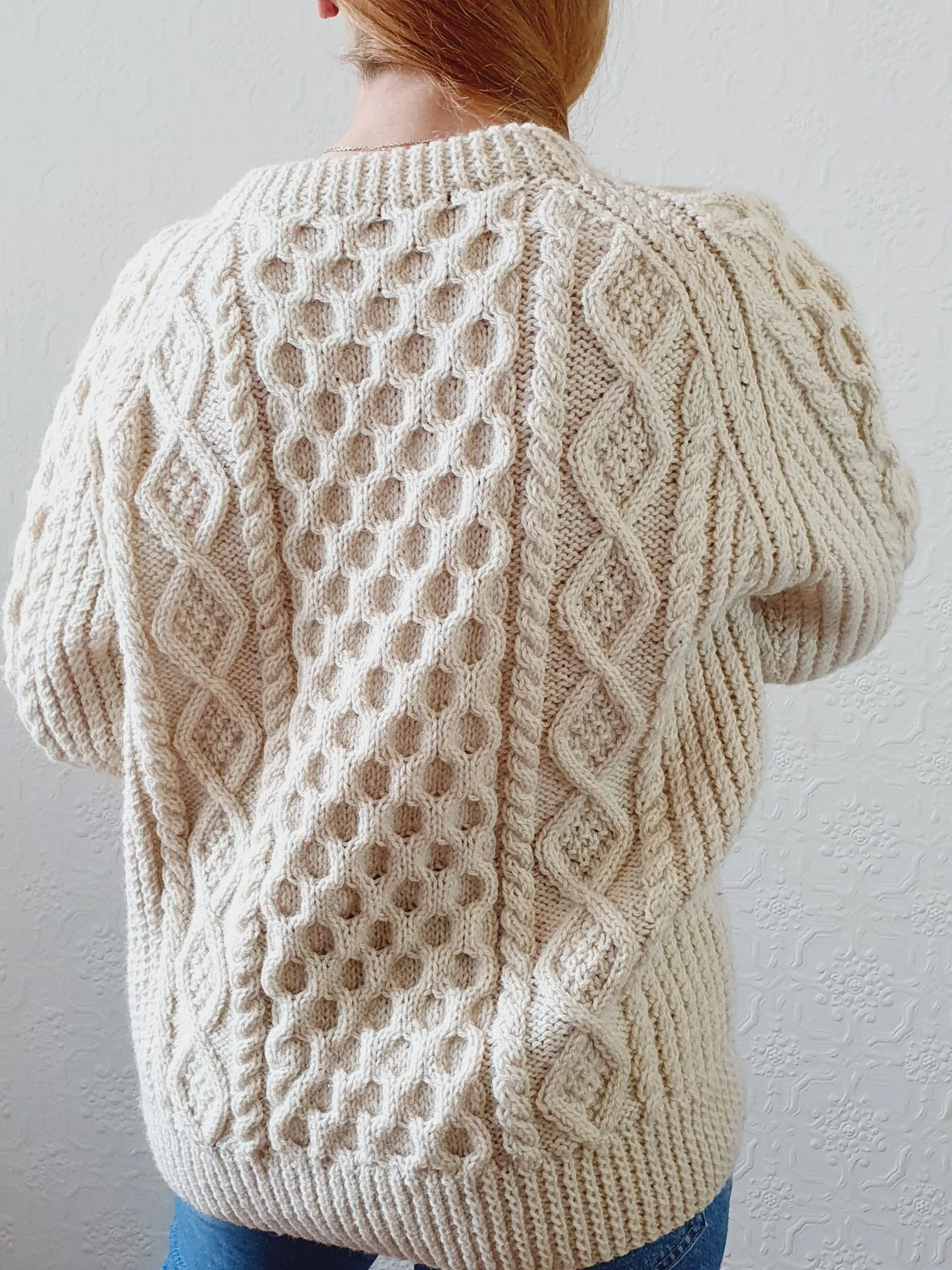 Vintage Arran Jumper - L - Image 9