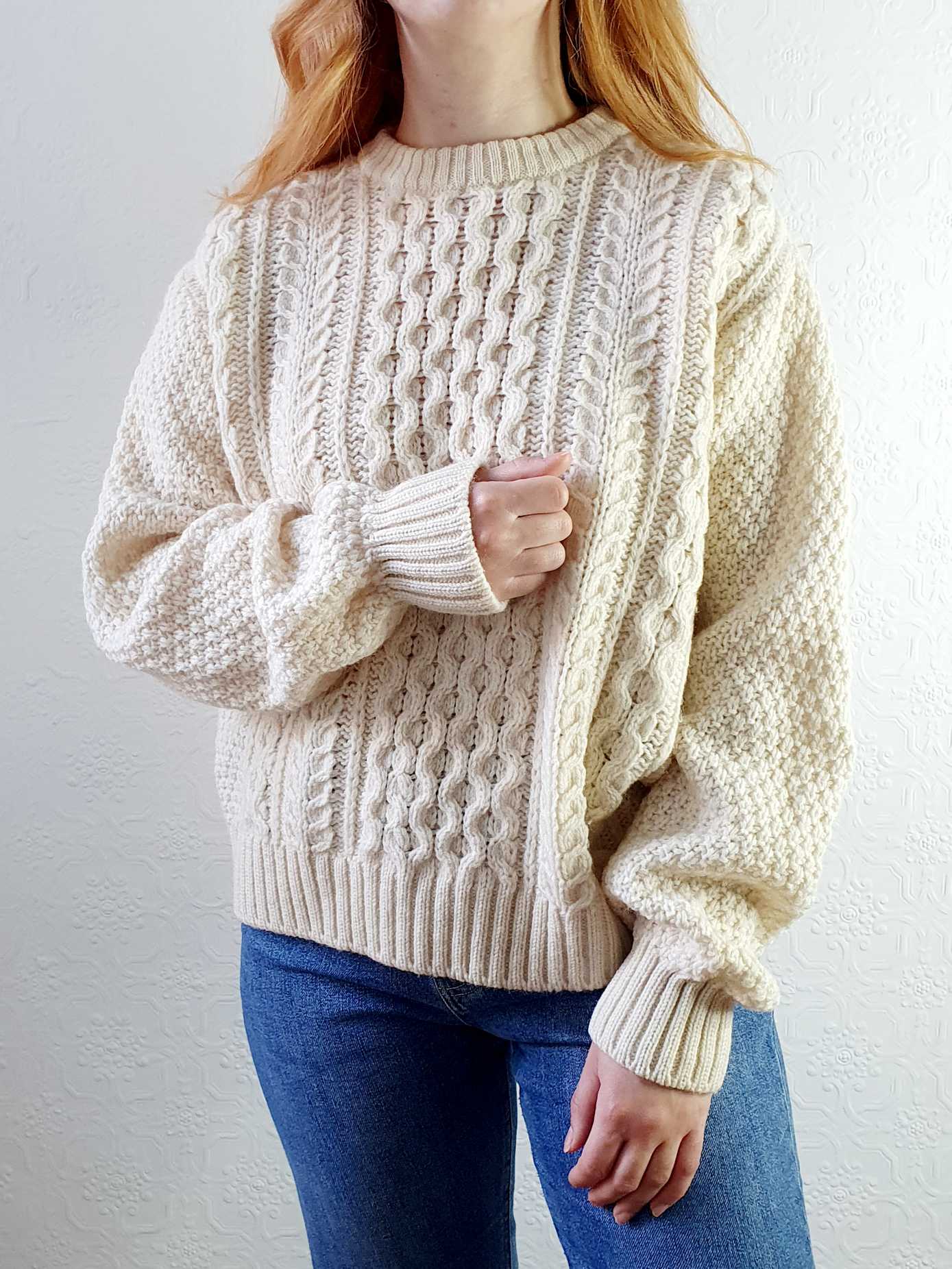 Vintage Arran Jumper - L/XL - Image 5