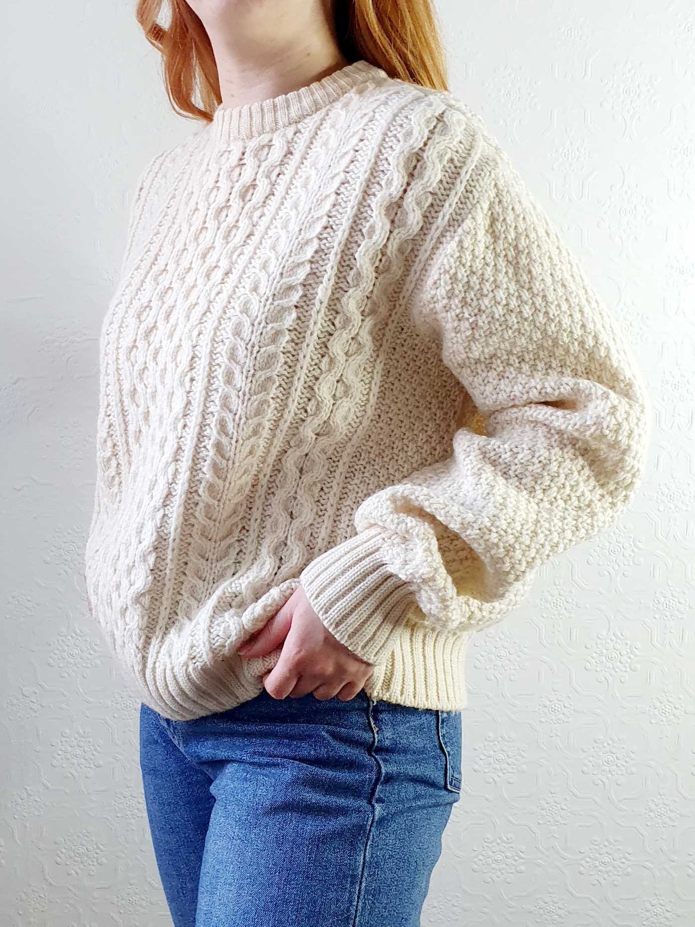 Vintage Arran Jumper - L/XL - Image 7