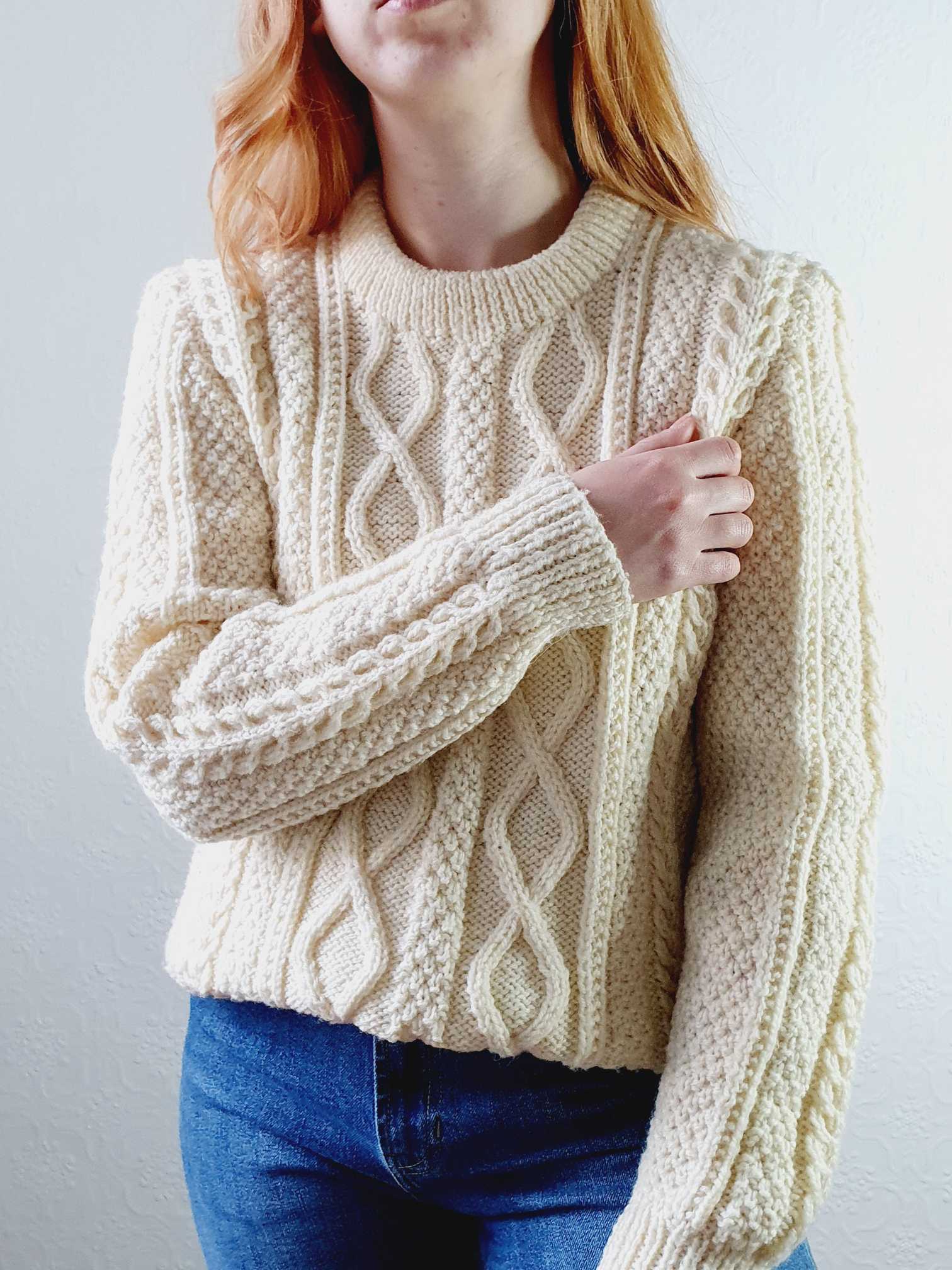 Vintage Arran Jumper - M