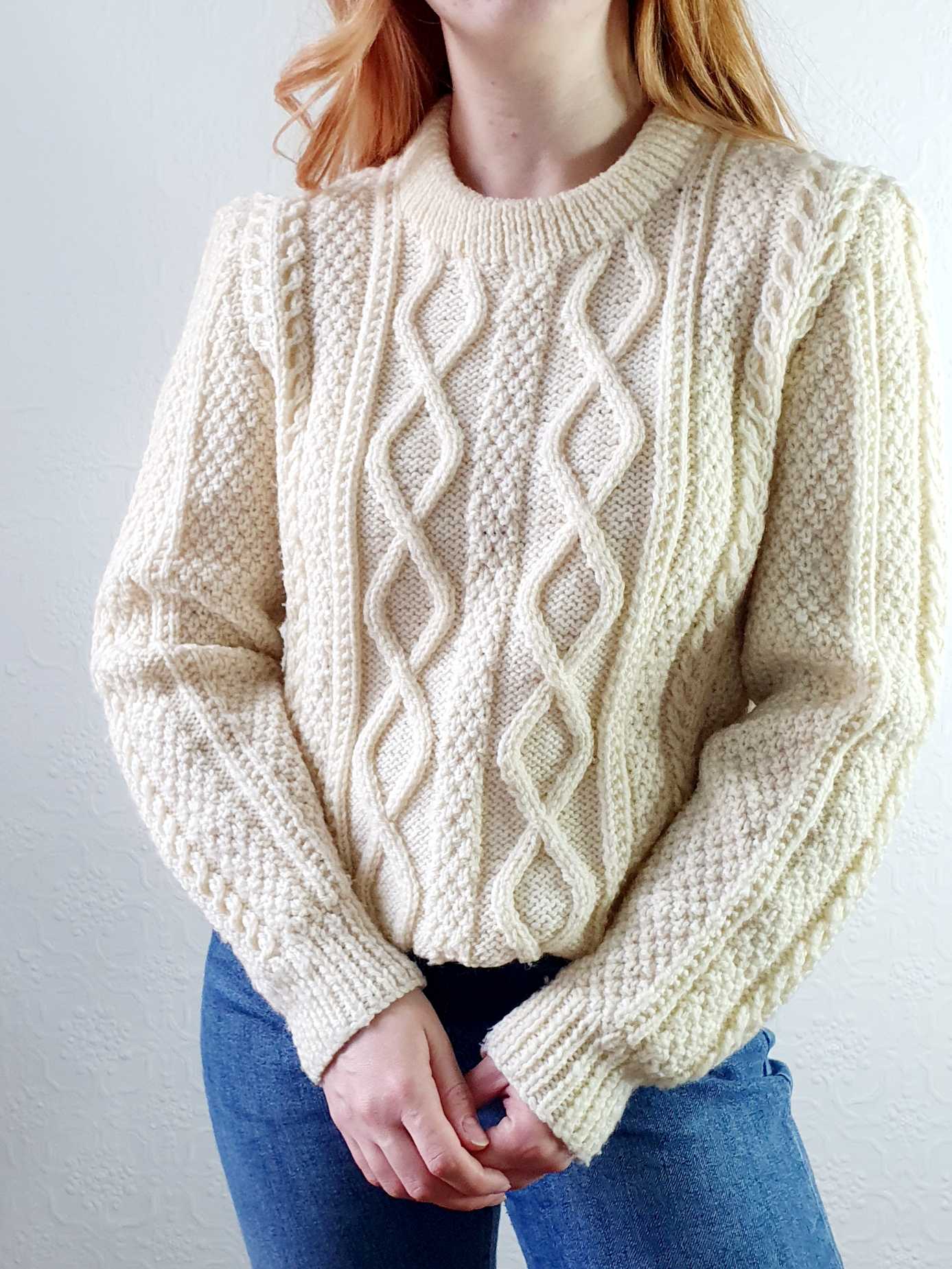 Vintage Arran Jumper - M - Image 2