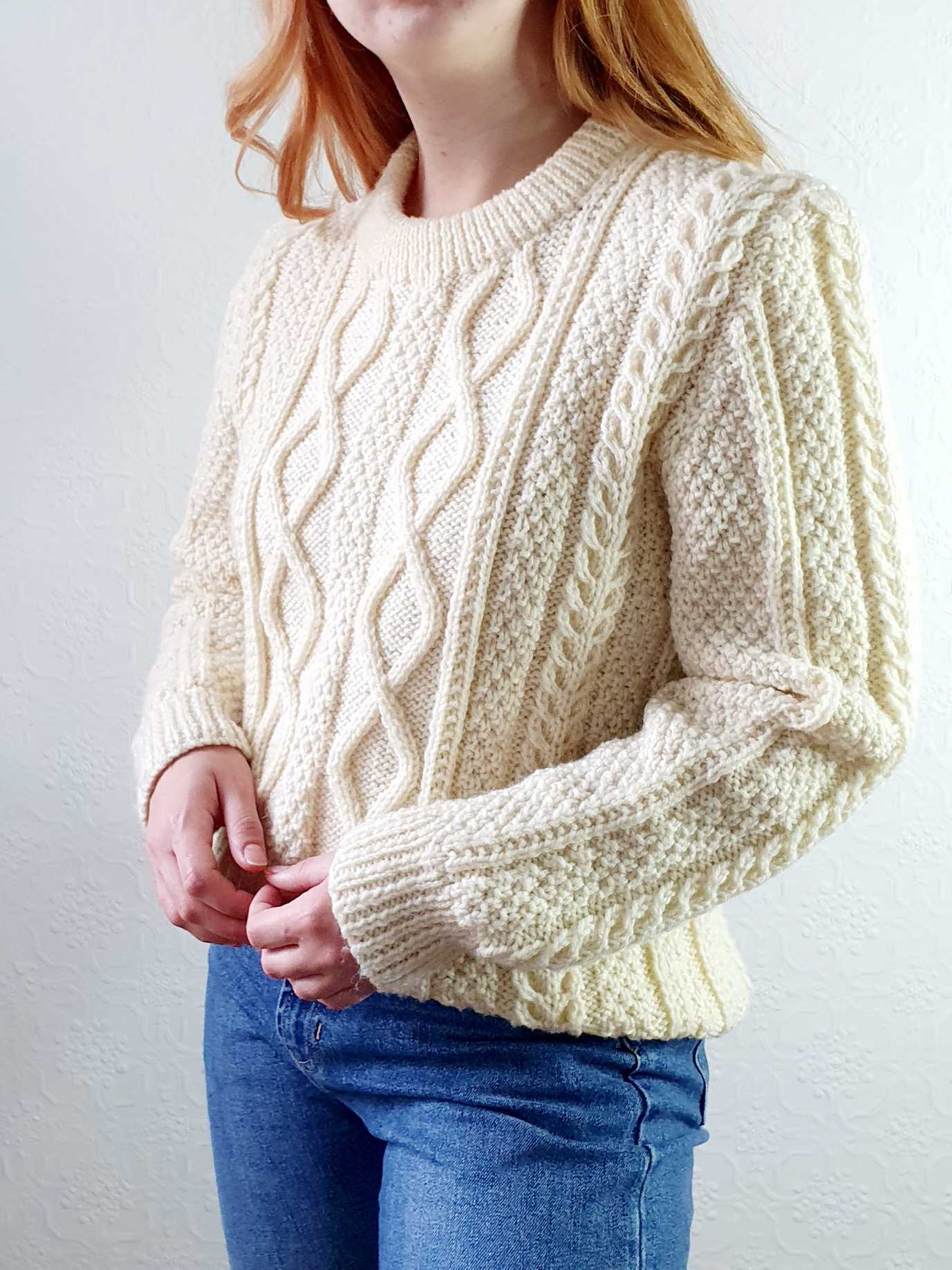 Vintage Arran Jumper - M - Image 3