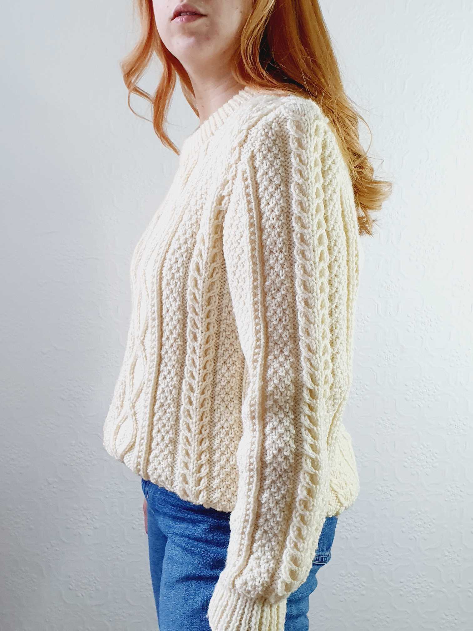 Vintage Arran Jumper - M - Image 4