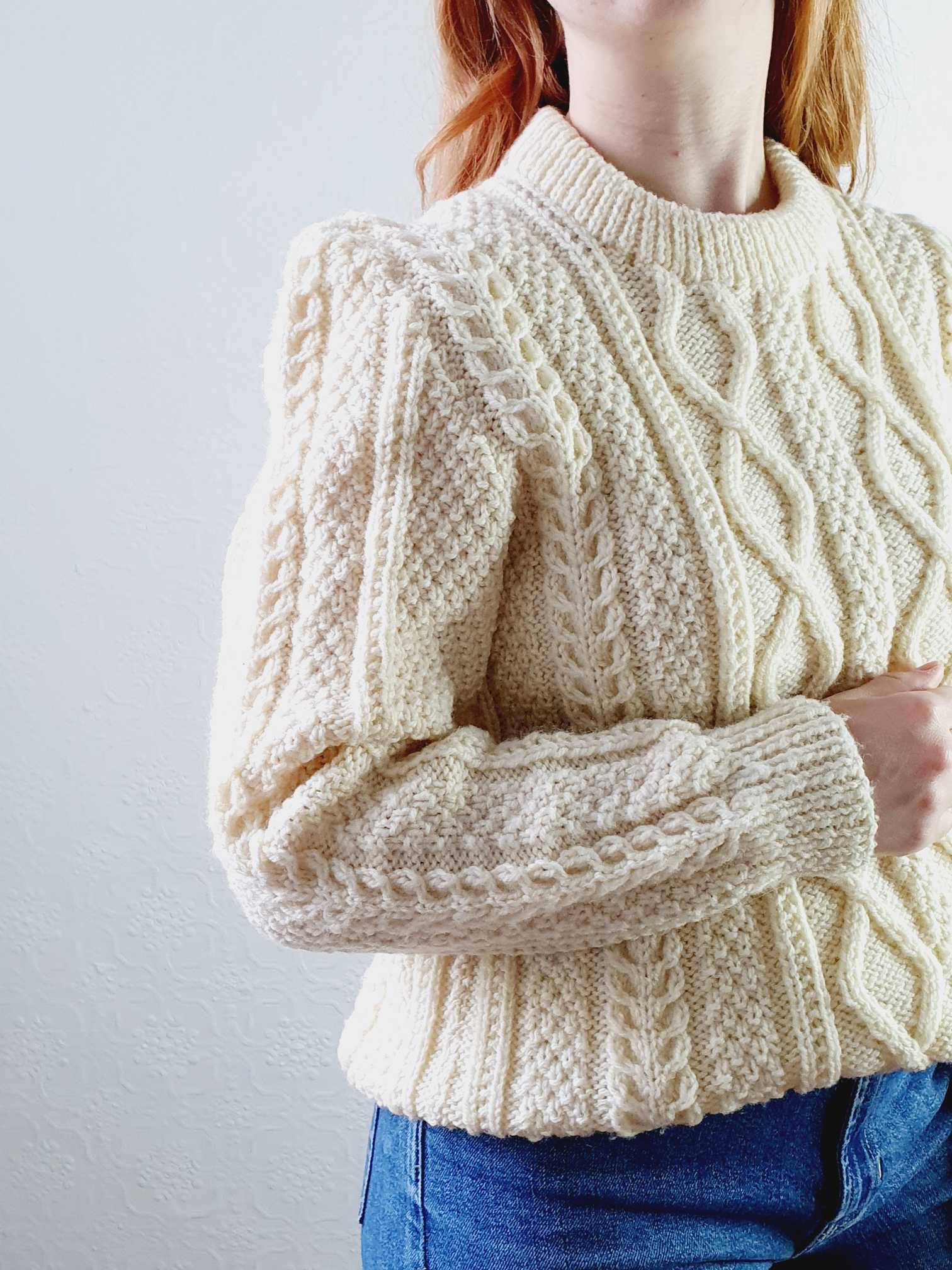 Vintage Arran Jumper - M - Image 5