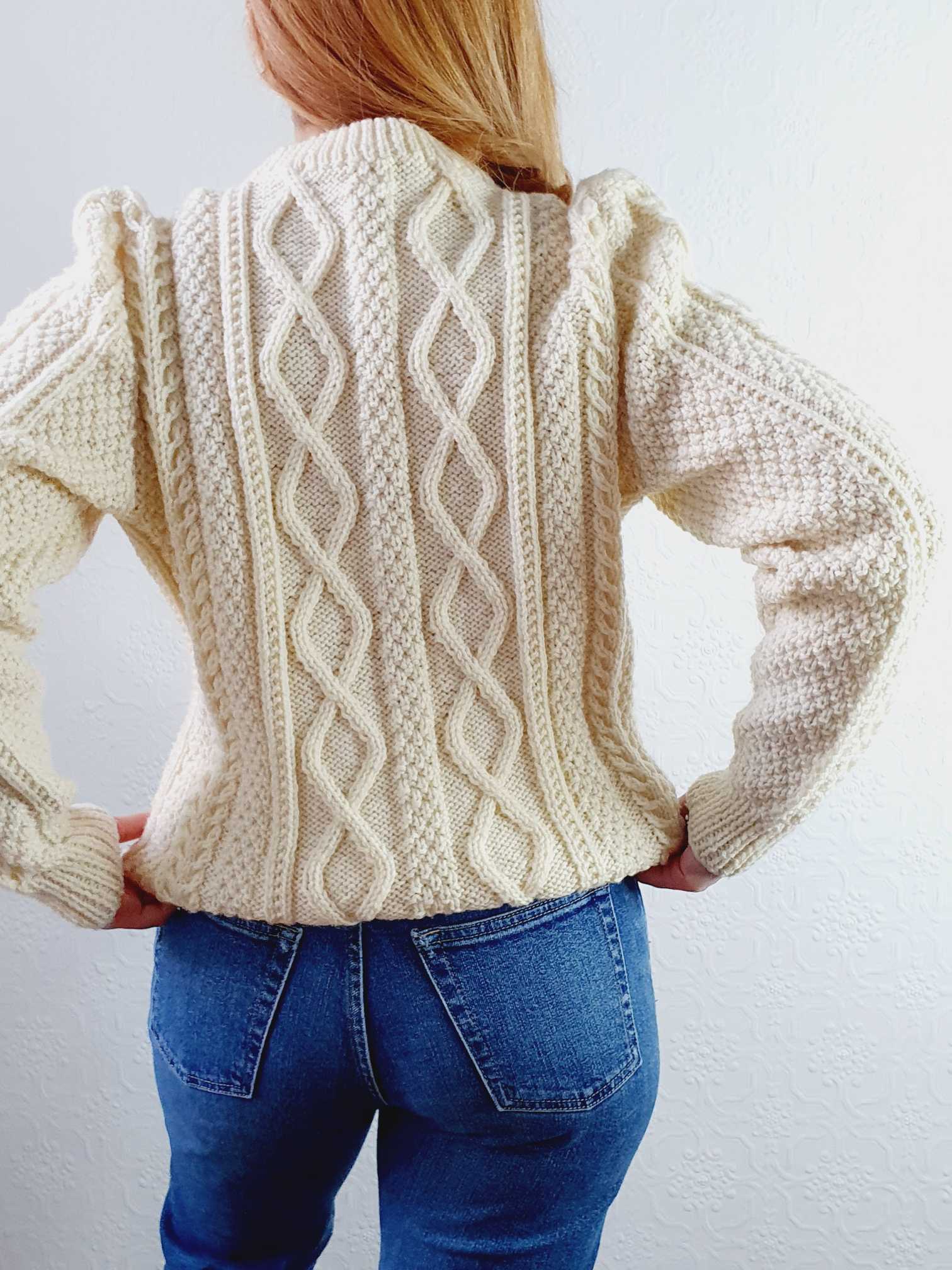 Vintage Arran Jumper - M - Image 6