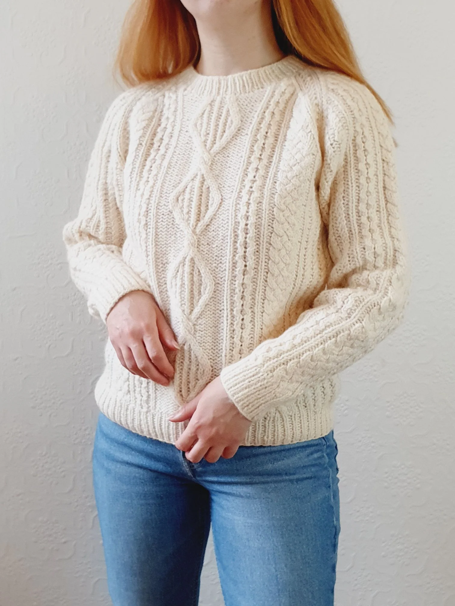 Vintage Arran Jumper - S