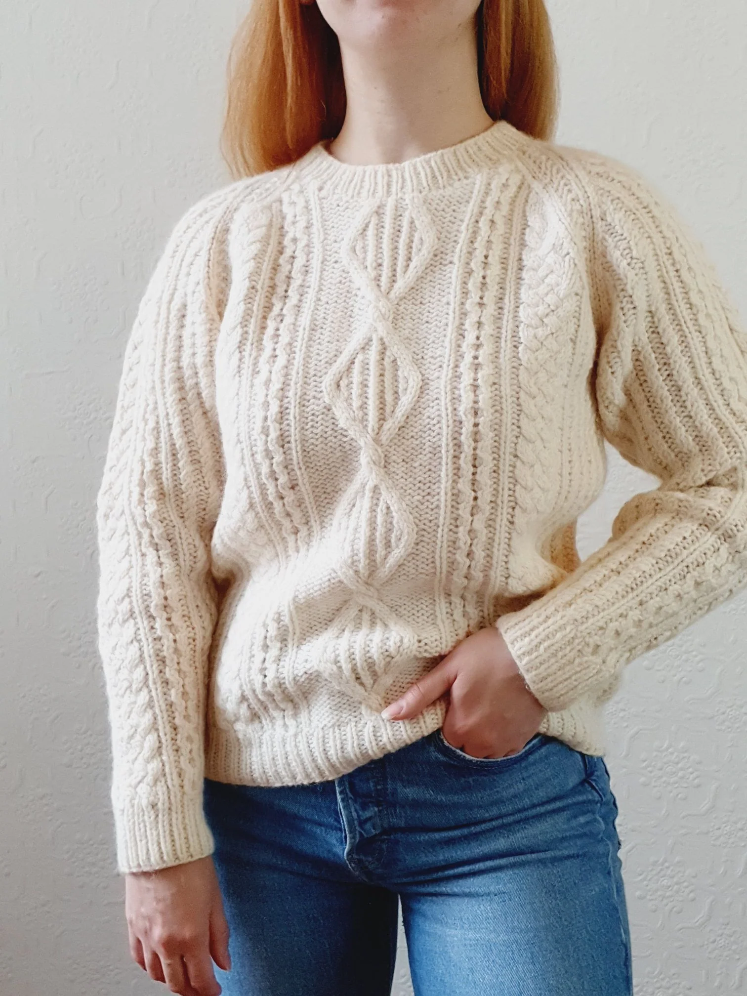 Vintage Arran Jumper - S - Image 12